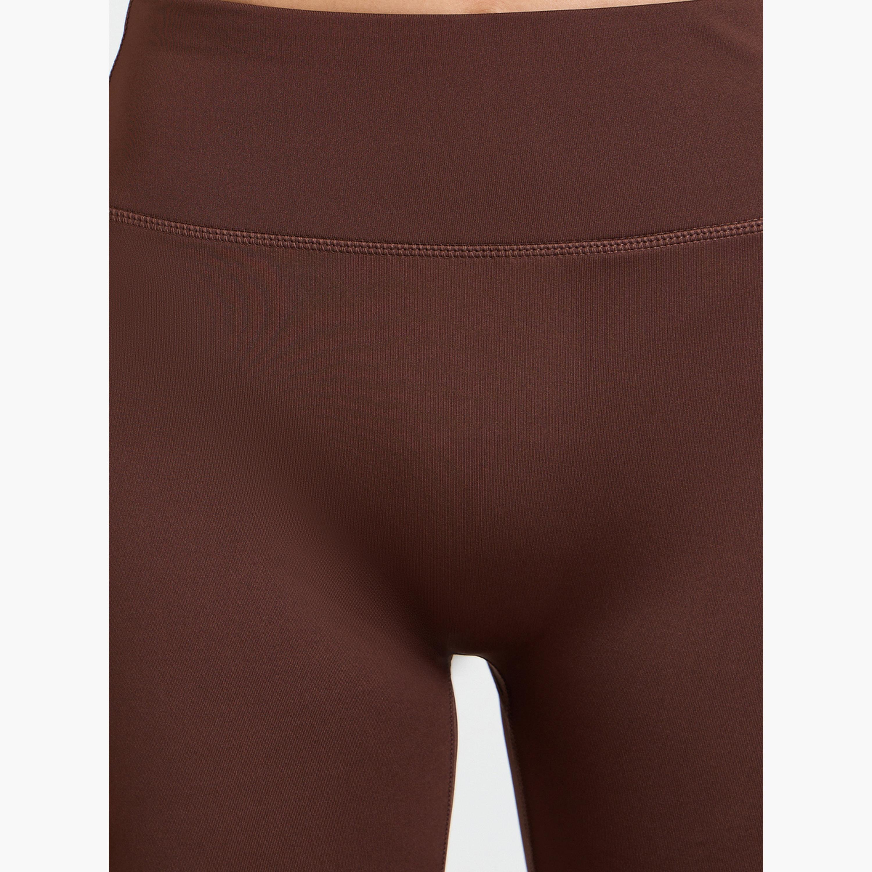 ستايلي - بنطال بني واسع الخصر فضفاض مستقيم-women-clothing-bottoms-joggers-image-3