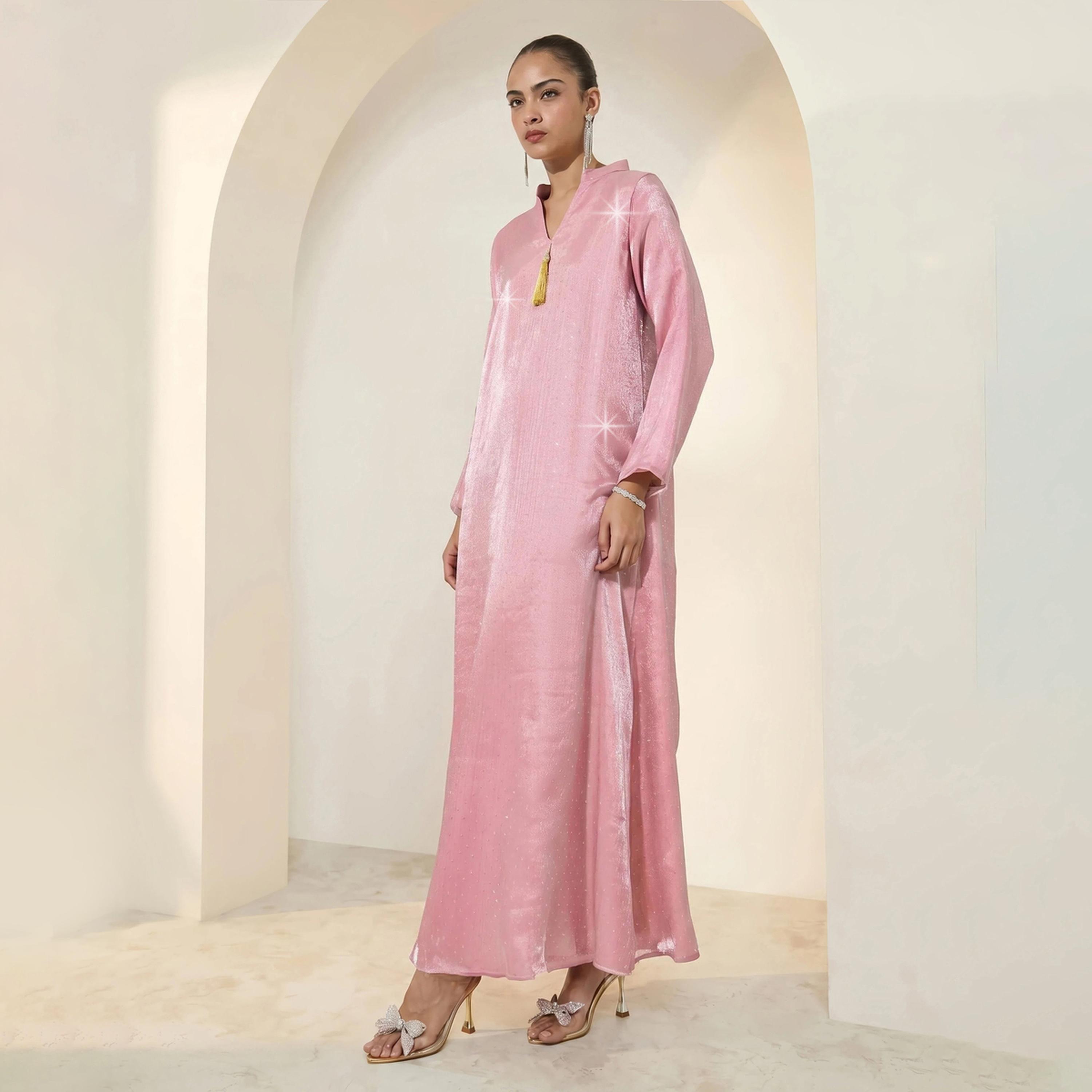جلابية مزينة بتفاصيل شراشيب-women-arabicclothing-jalabiyas-image-1