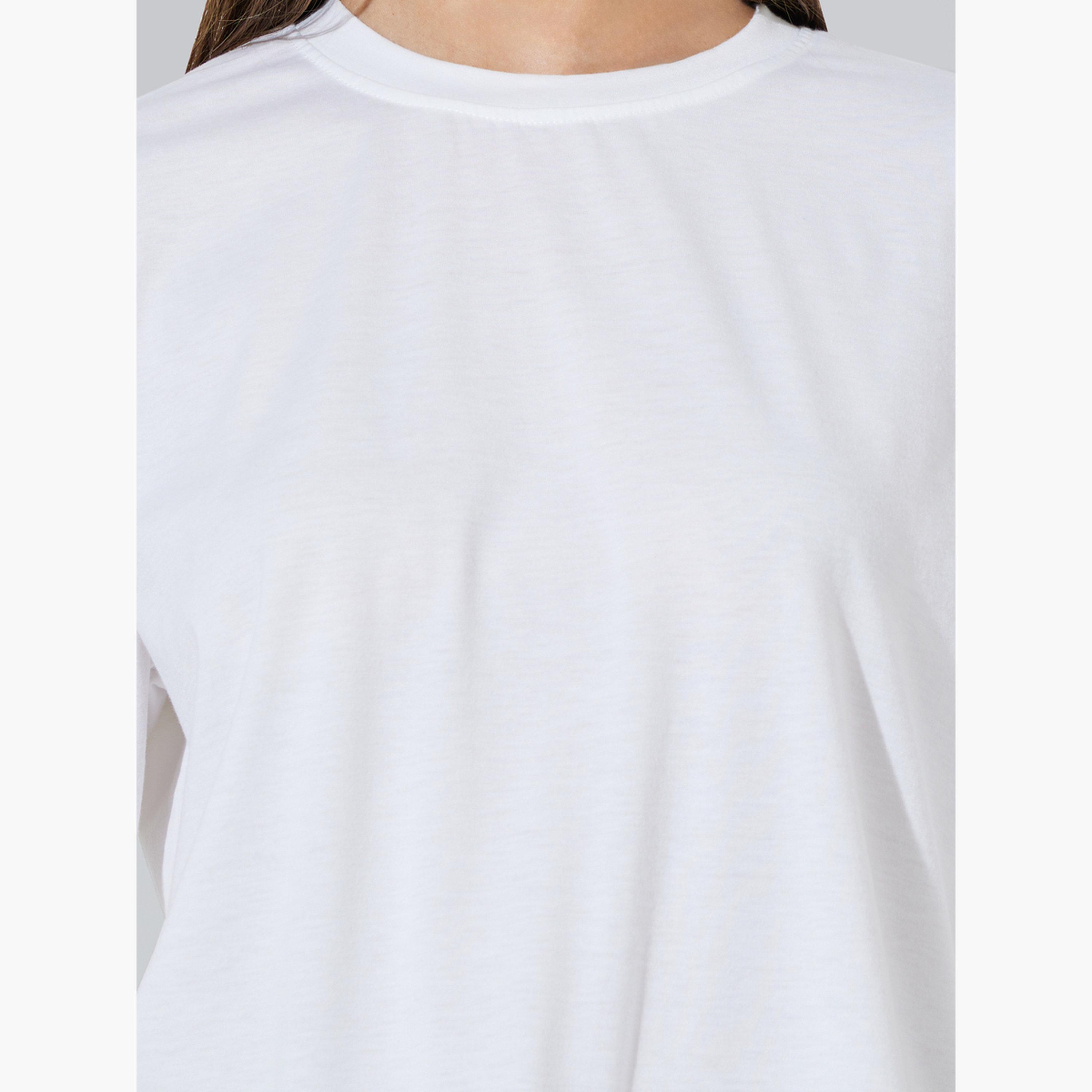 تيشيرت بياقة دائرية وقصة مريحة-women-clothing-tshirts-image-5