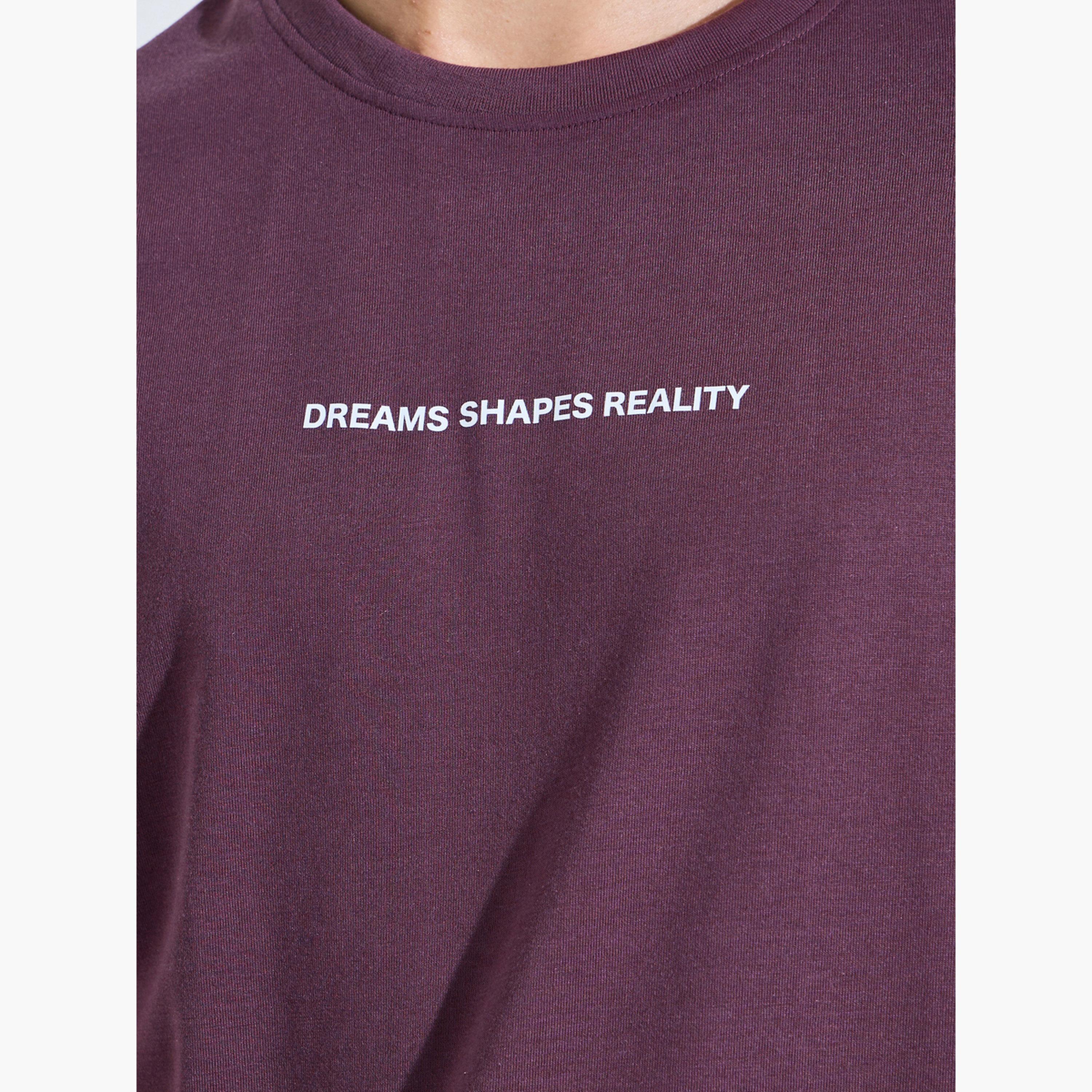 طقم بيجاما من بنطال سادة وبلوزة بطبعات كتابة للرجال-men-clothing-nightwear-sets-image-6