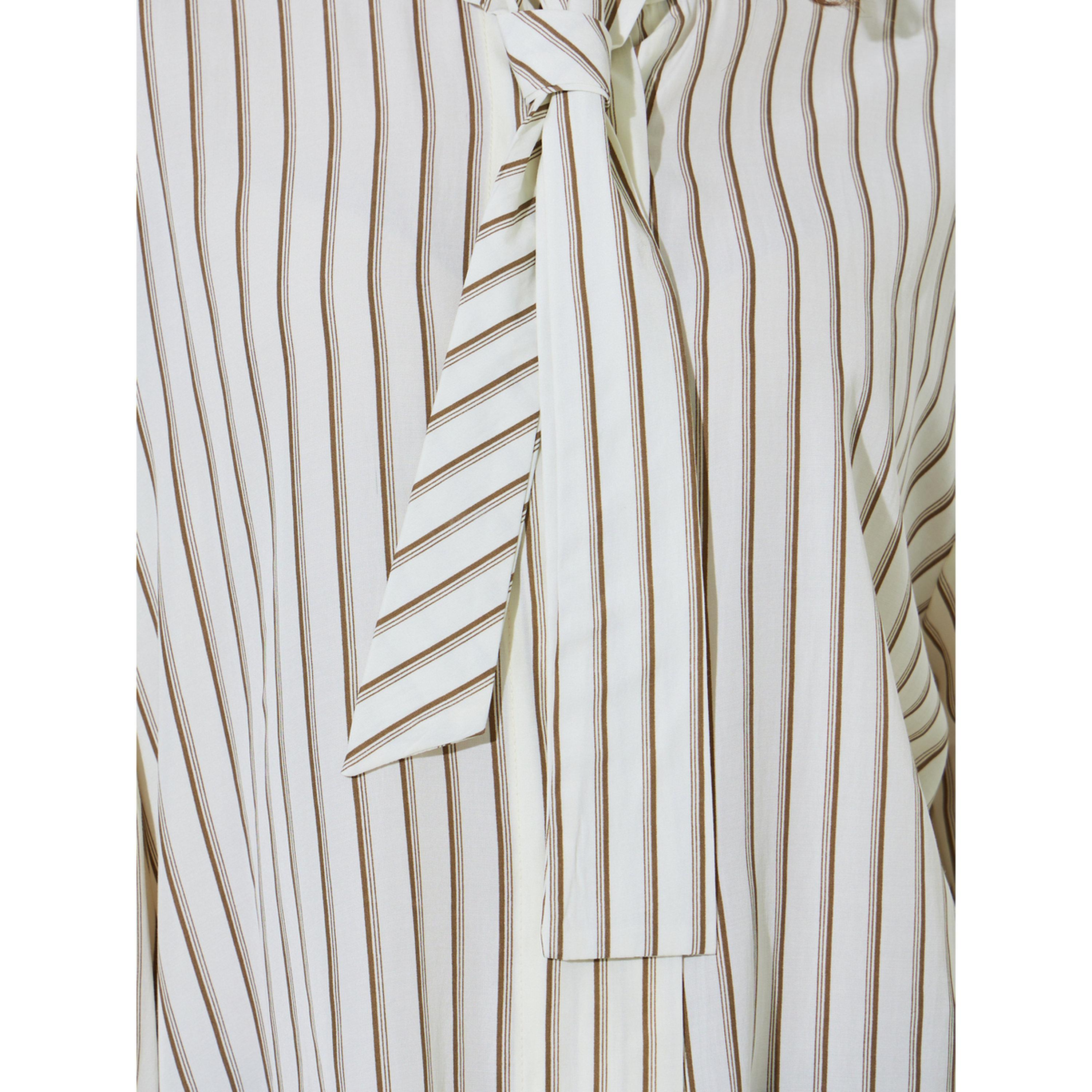 Styli Multi-Color Striped Long Sleeve Blouse with Tie-Neck Detail-women-clothing-shirtsandblouses-blouses-image-5