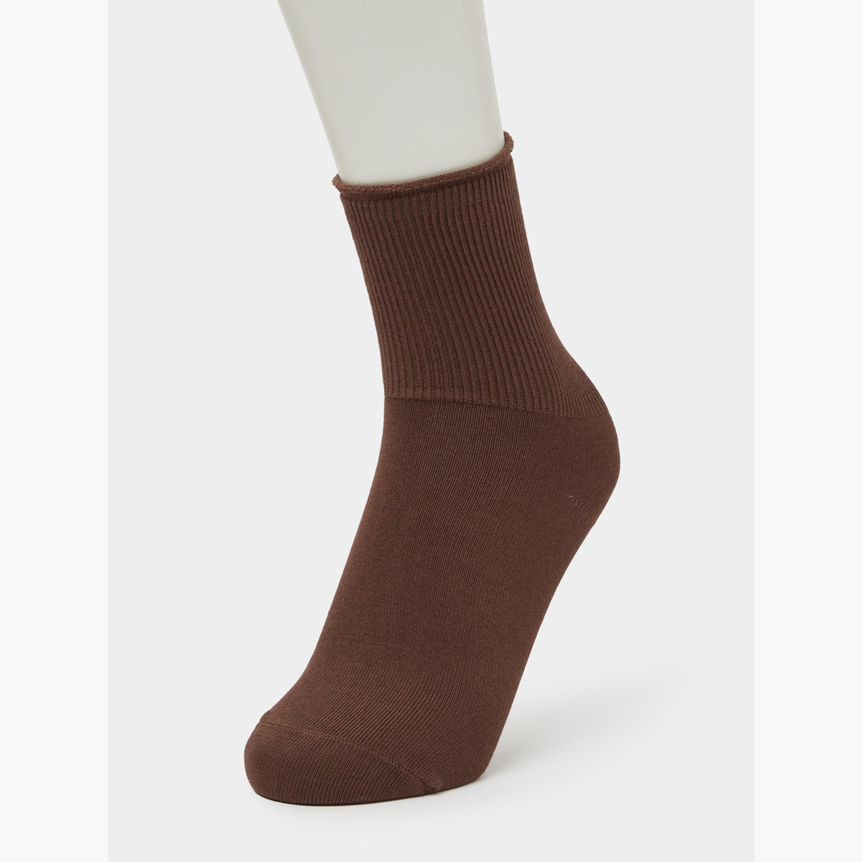 ستايلي - 3 جوارب مضلعة-women-socksandstockings-image-2