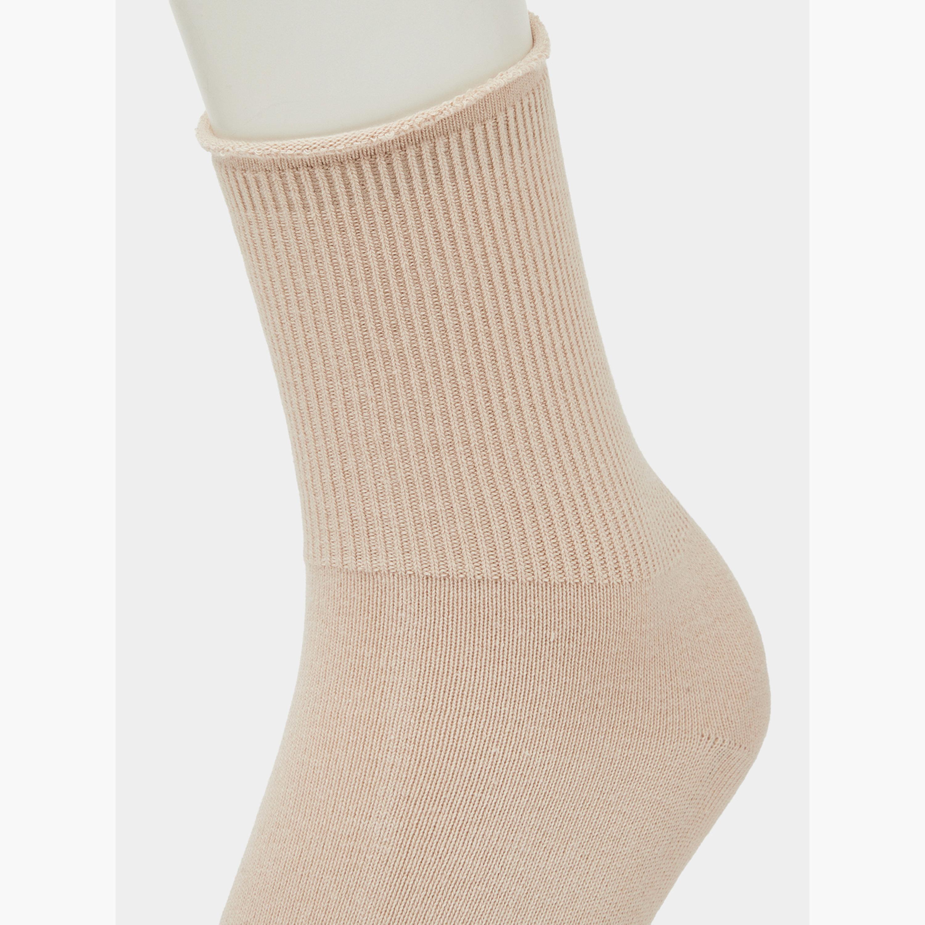 ستايلي - 3 جوارب مضلعة-women-socksandstockings-image-5