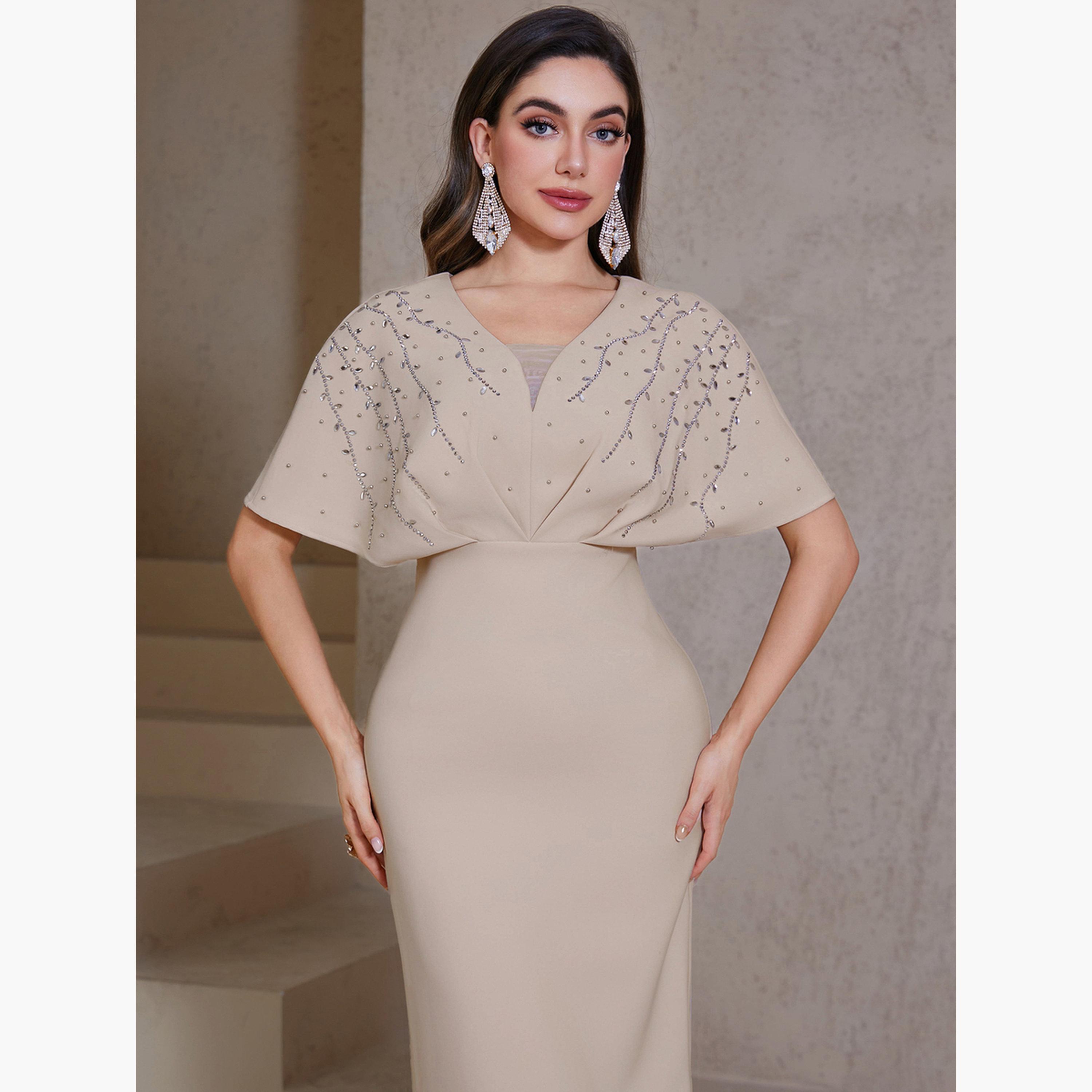 فستان طويل بأحجار الراين-women-clothing-dresses-image-2
