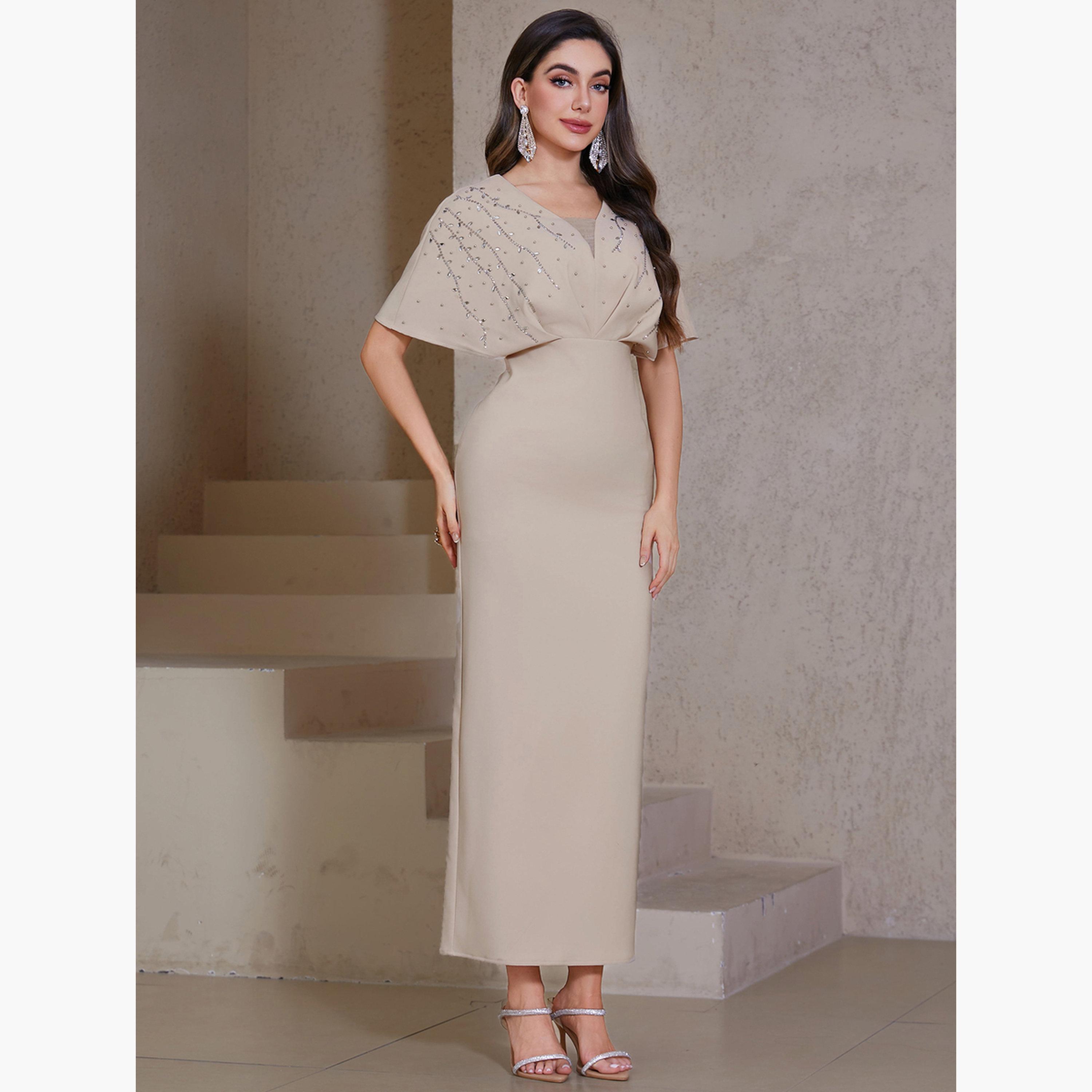 فستان طويل بأحجار الراين-women-clothing-dresses-image-4