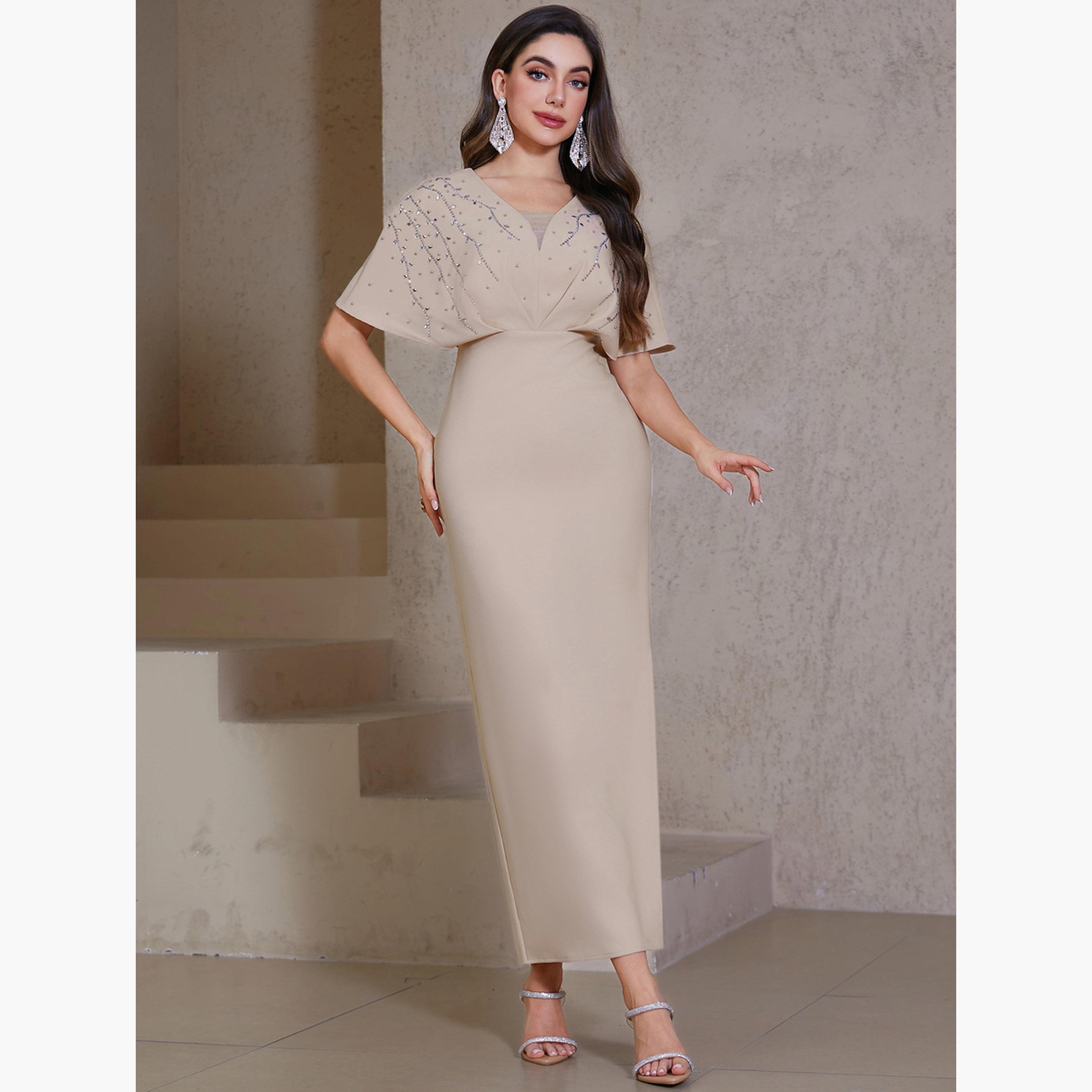فستان طويل بأحجار الراين-women-clothing-dresses-image-5