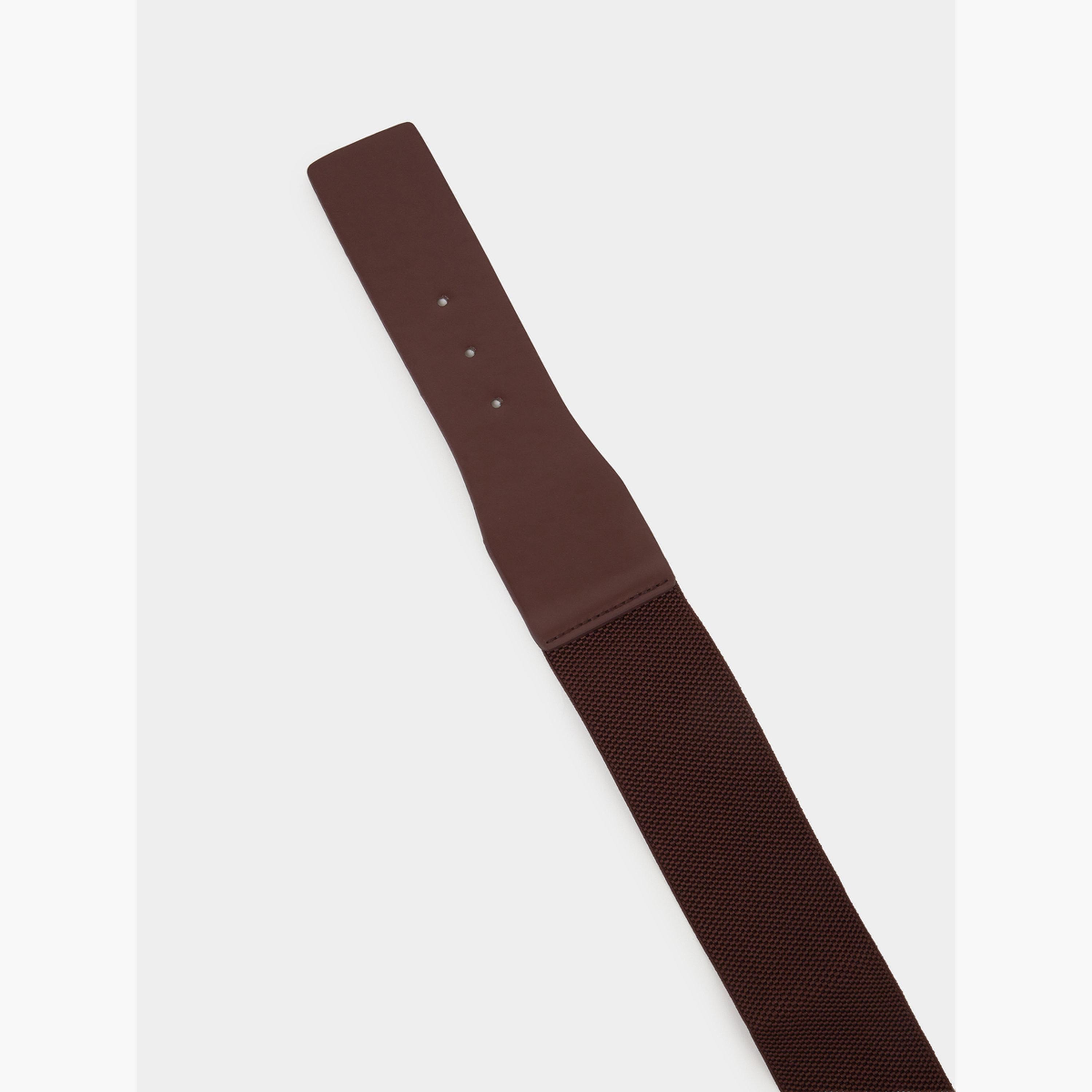 Styli Gold Tone Buckle Elastic Belt-women-clothingaccessories-belts-image-5
