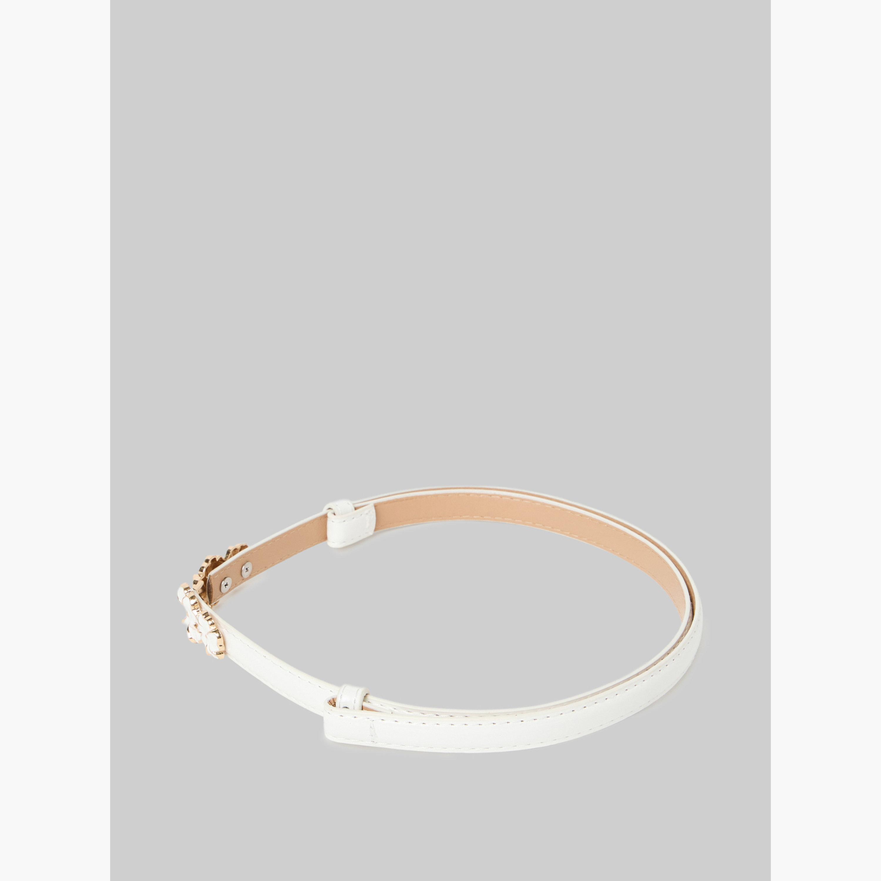 حزام بإبزيم معدني على شكل زهرة-women-clothingaccessories-belts-image-4