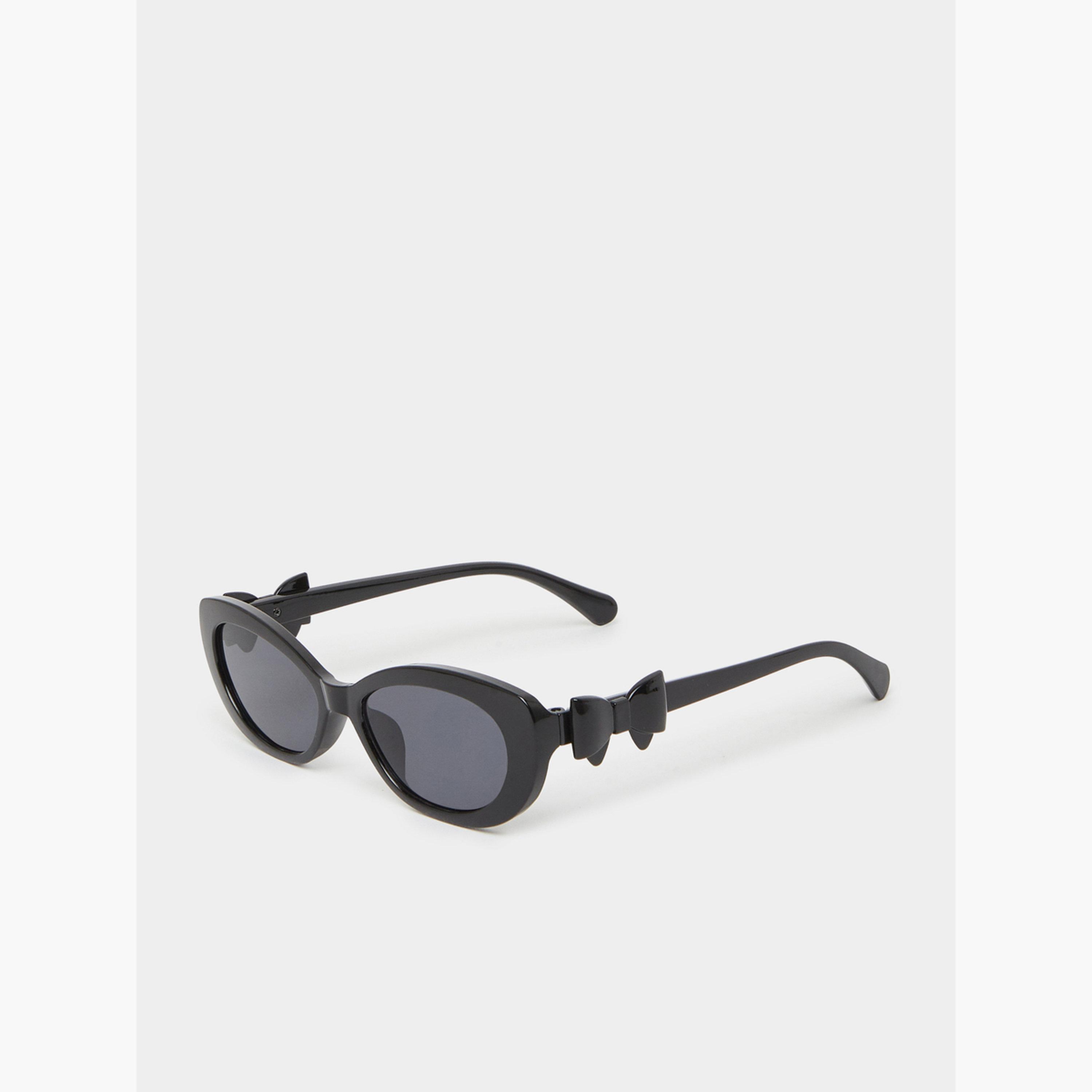 Styli Bow Arm Design Cat Eye Sunglasses-women-sunglasses-image-1