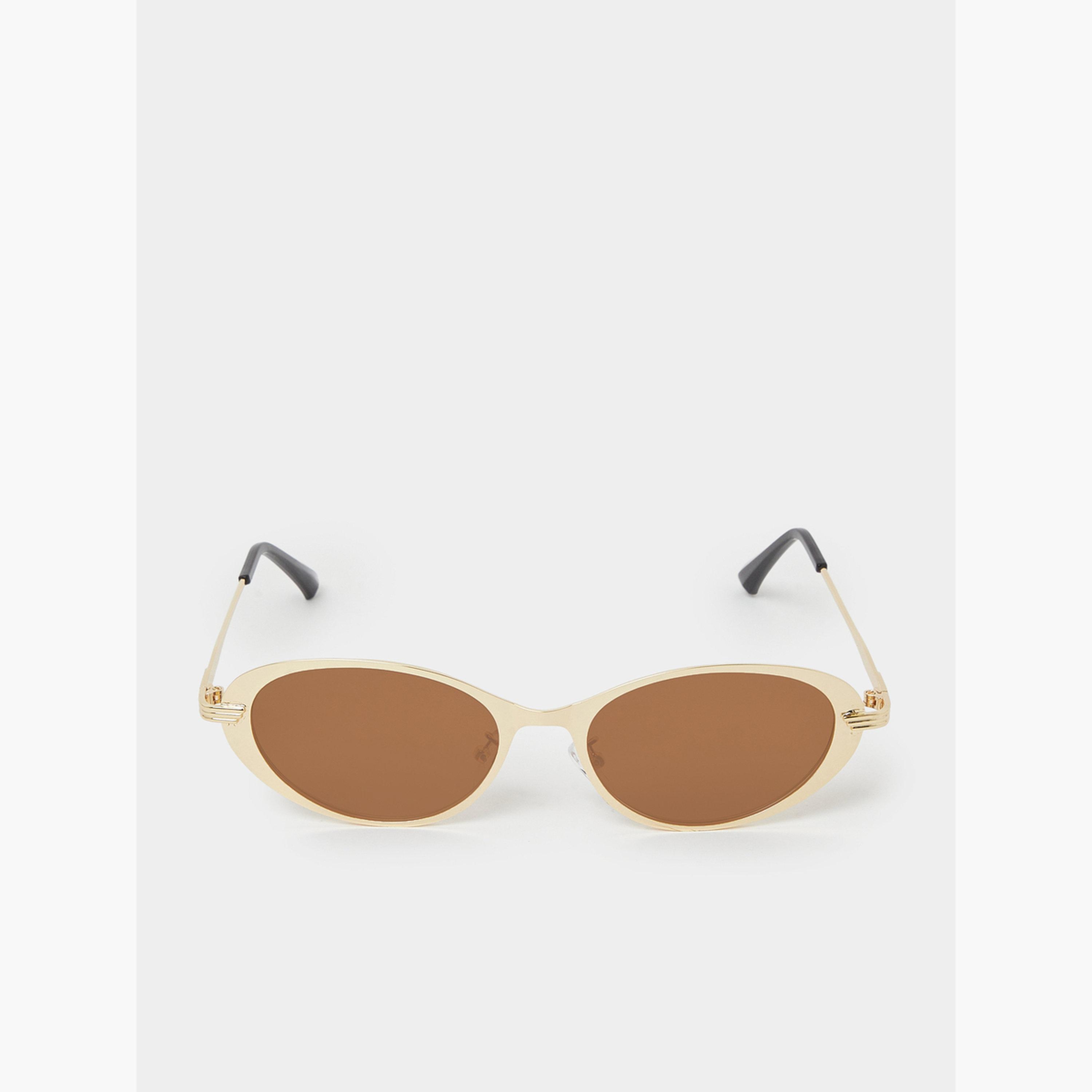 Styli Brown Oval Sunglasses-women-sunglasses-image-3