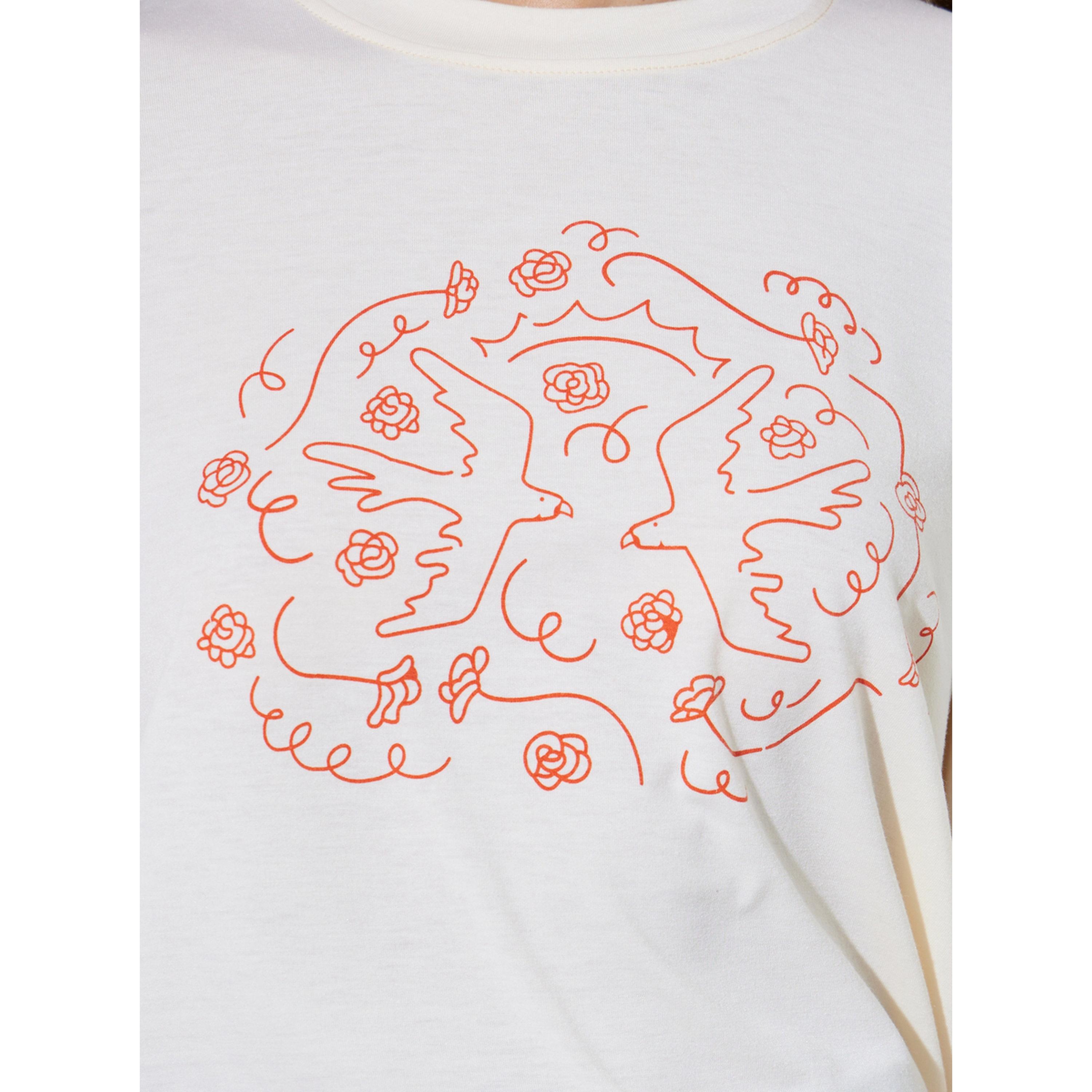 تيشيرت بياقة دائرية وطبعة غرافيك-women-clothing-tshirts-image-5