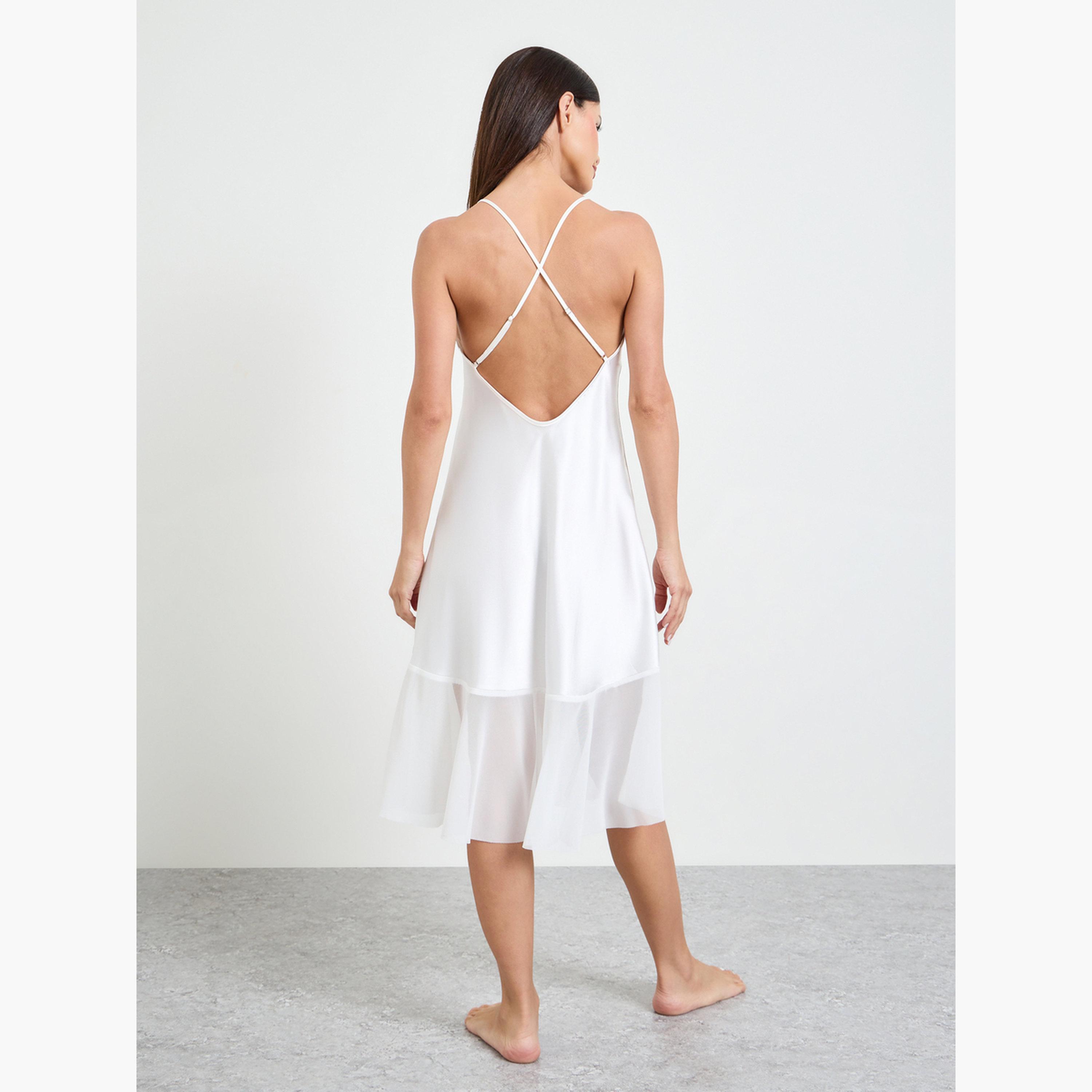 قميص نوم ساتان بأشرطة-women-clothing-nightwear-nighties-image-4