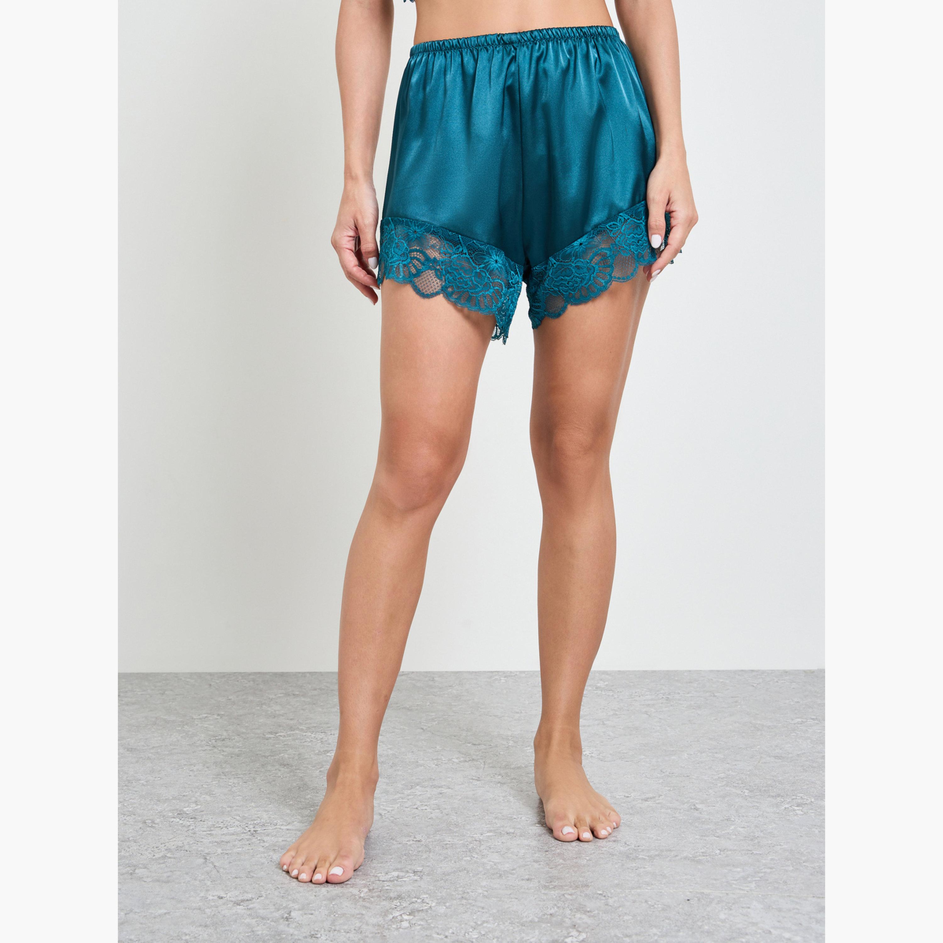 طقم من 3 قطع براليت دانتيل وشورت وروب-women-clothing-lingerie-lingeriesets-image-7