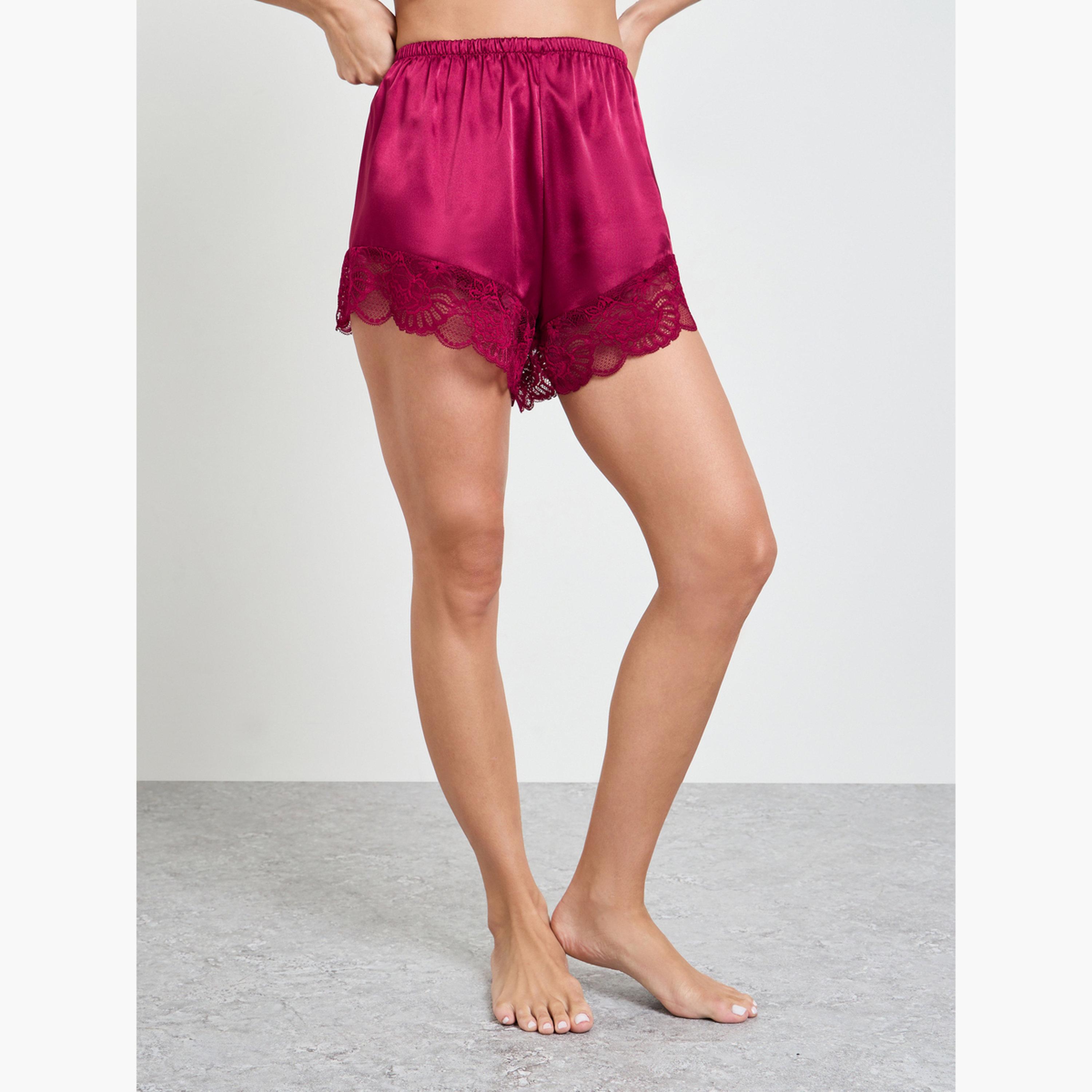 طقم من 3 قطع براليت دانتيل وشورت وروب-women-clothing-lingerie-lingeriesets-image-6