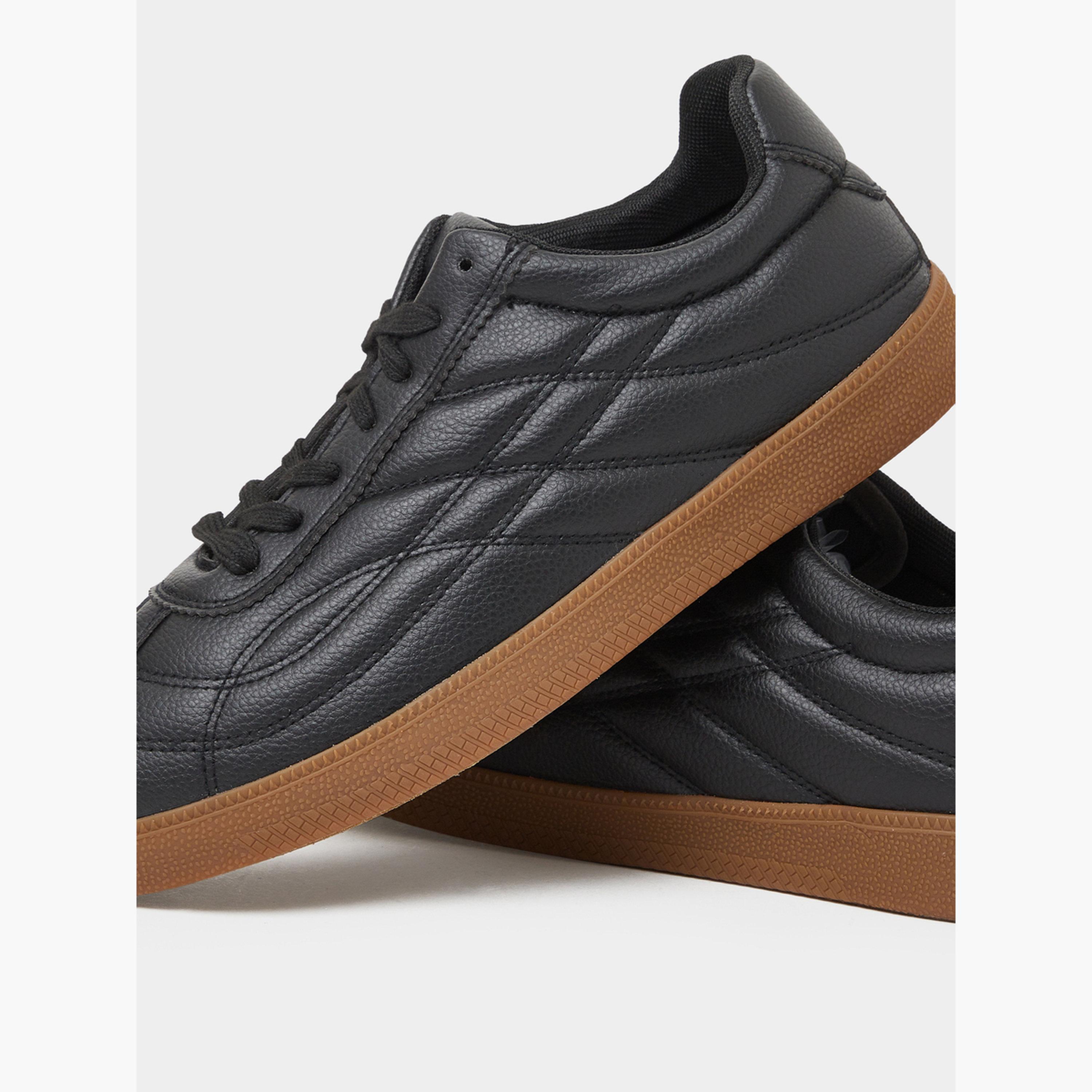 ستايلي - حذاء رياضي رجالي أسود مبطن برباط-men-shoes-sneakers-image-4