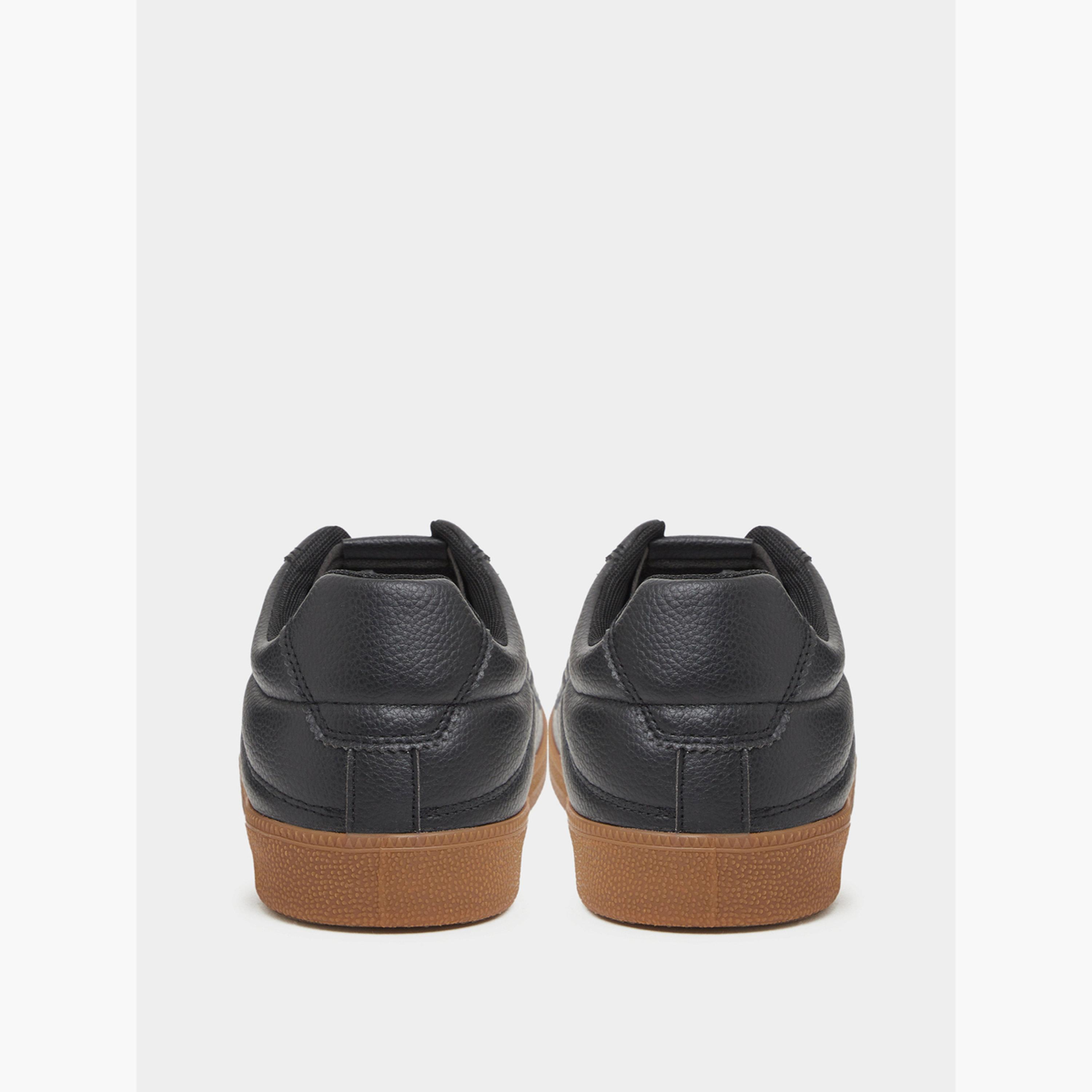 ستايلي - حذاء رياضي رجالي أسود مبطن برباط-men-shoes-sneakers-image-5