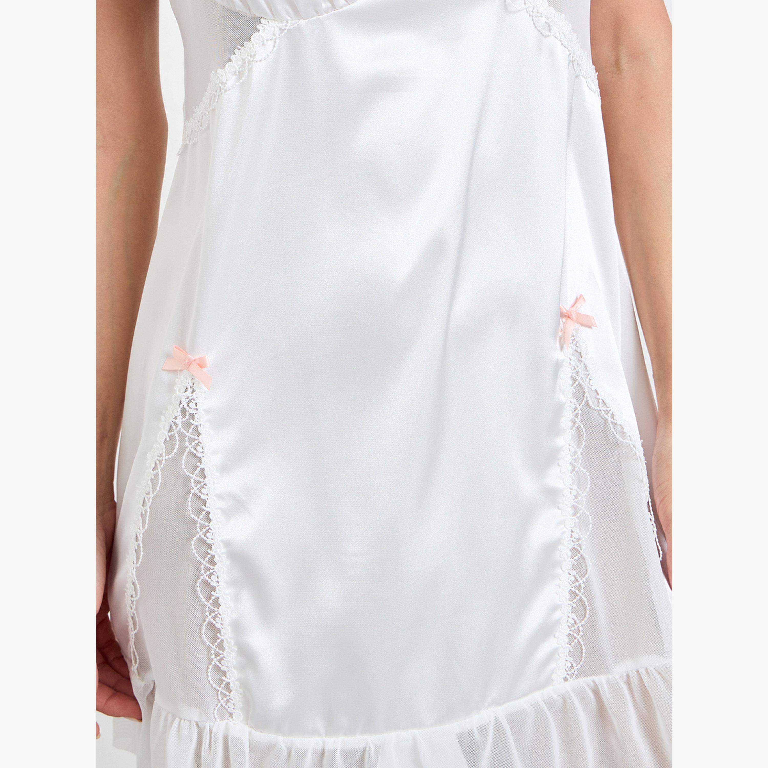 طقم من روب وقميص نوم ساتان-women-clothing-nightwear-robes-image-7
