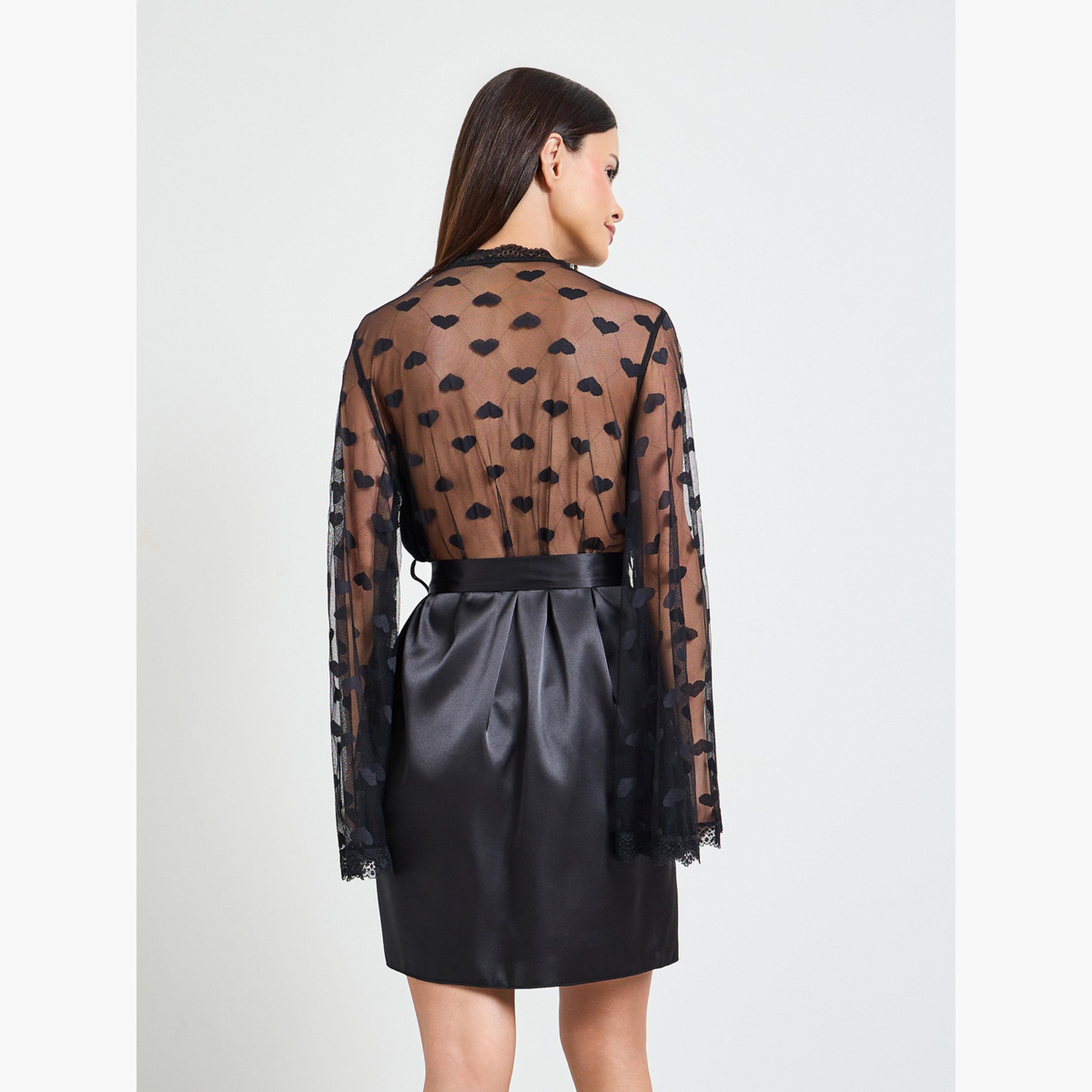 روب ساتان بقماش شبكي ونمط قلوب-women-clothing-nightwear-robes-image-4