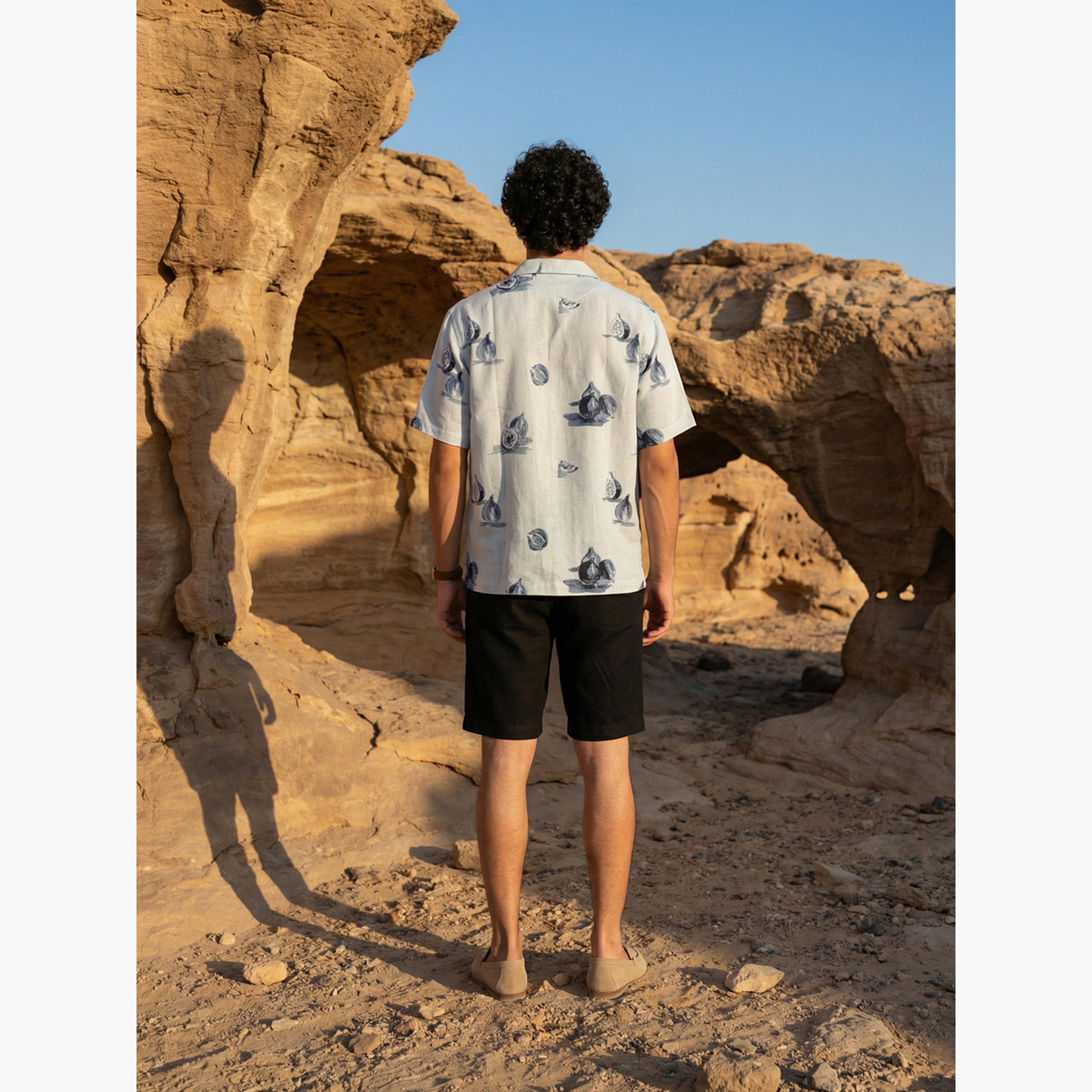 قميص كاجوال مطبوع بقصة مريحة للرجال-men-clothing-shirts-image-3