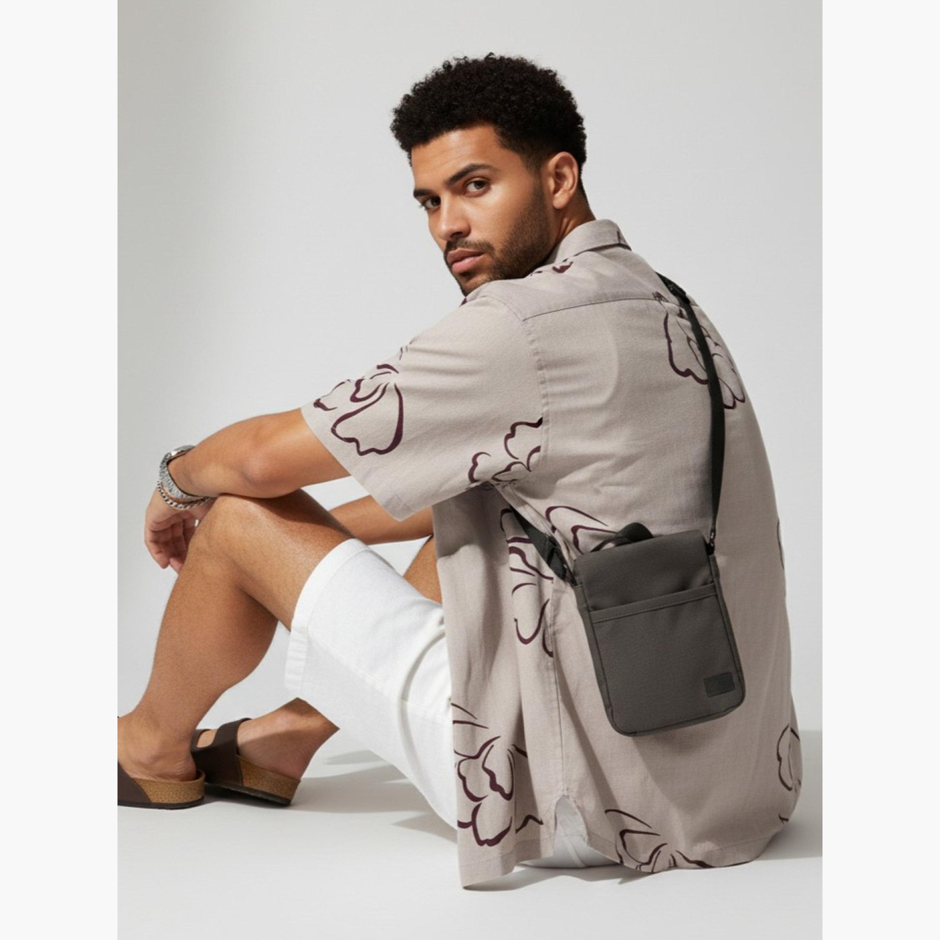 ترولوم & × ستايلي - قميص رجالي كلاسيكي كاجوال مطبوع عليه زهور-men-clothing-shirts-image-5