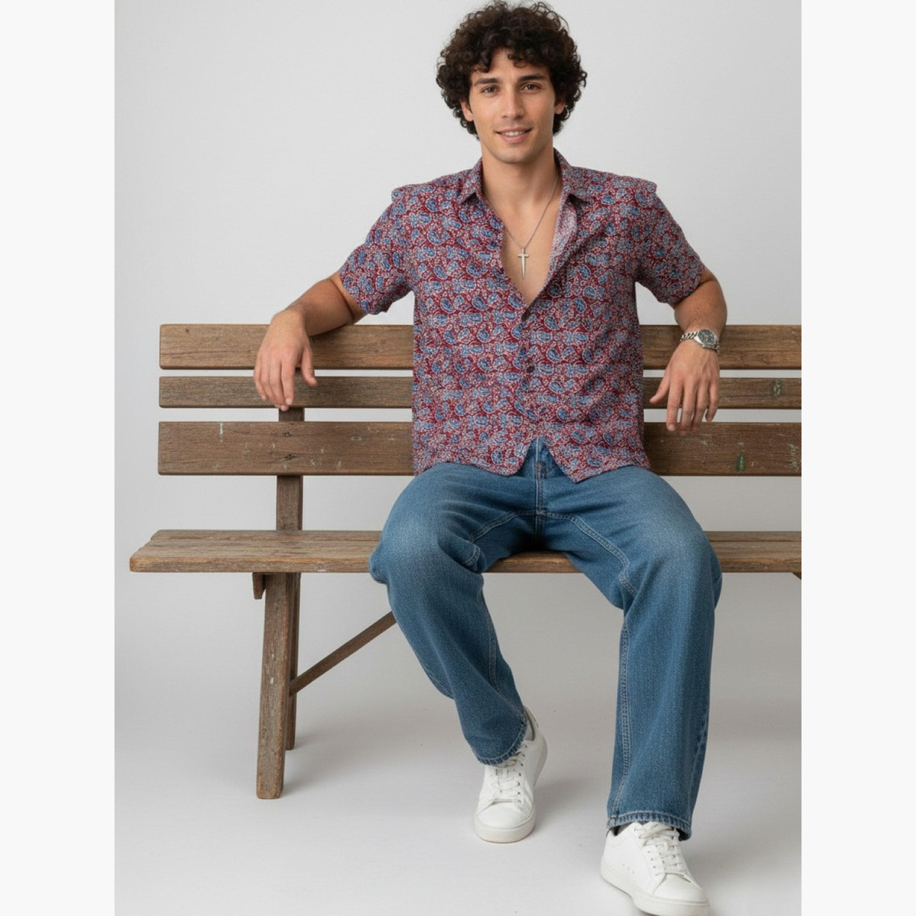 TRULOOM & X Styli Men Classic Graphic Print Casual Shirt-men-clothing-shirts-image-3