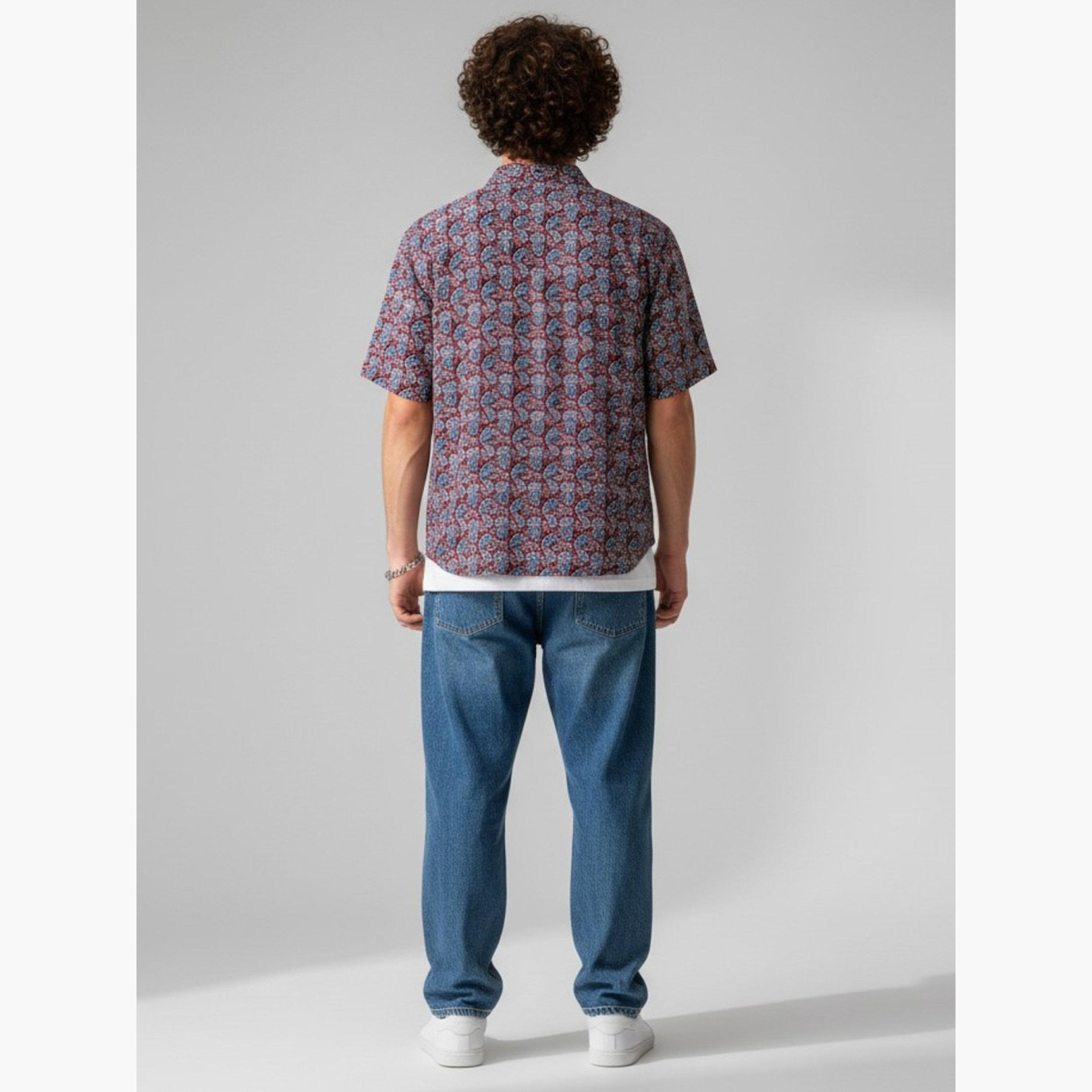 TRULOOM & X Styli Men Classic Graphic Print Casual Shirt-men-clothing-shirts-image-6