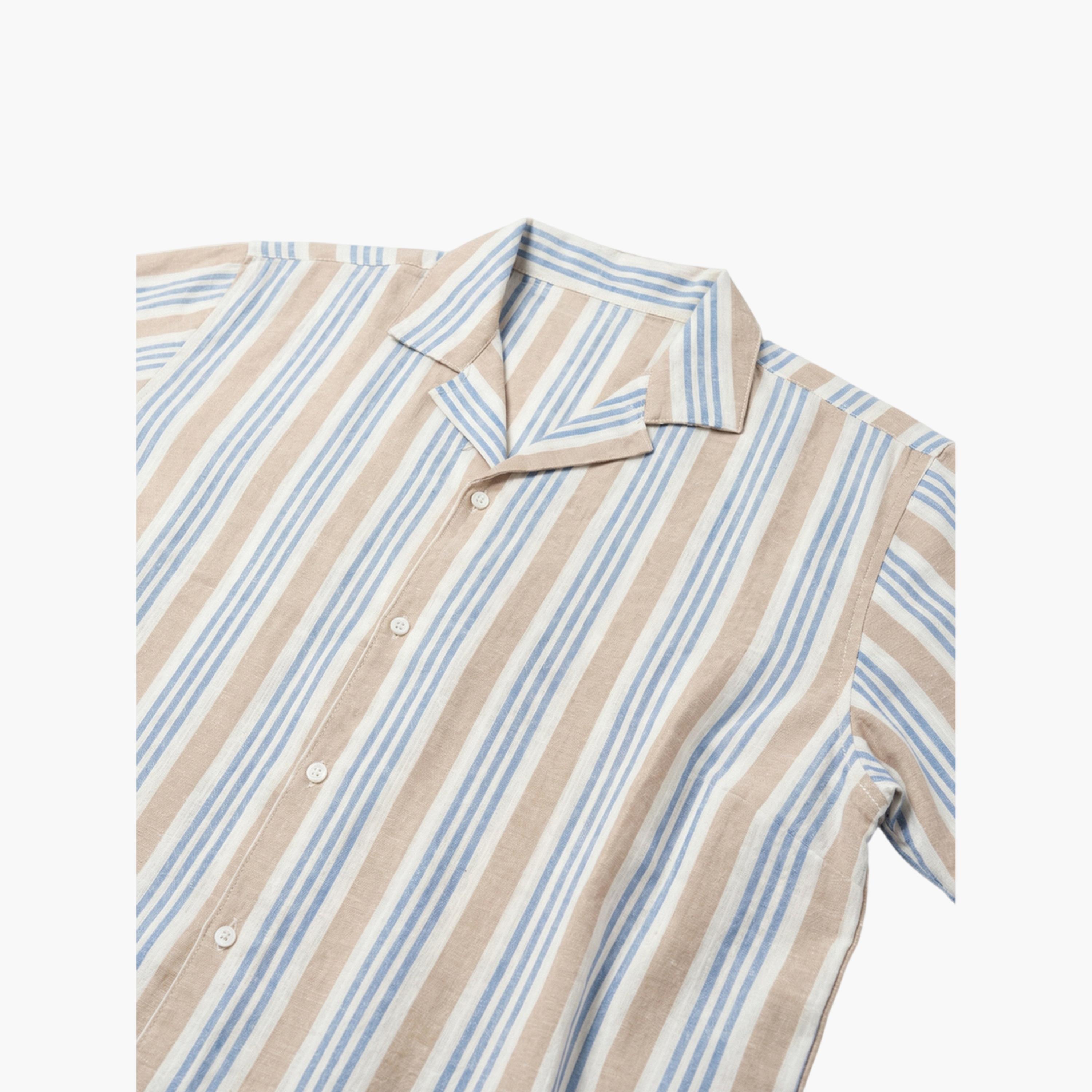 TRULOOM & X Styli Men Relaxed Striped Casual Shirt-men-clothing-shirts-image-5