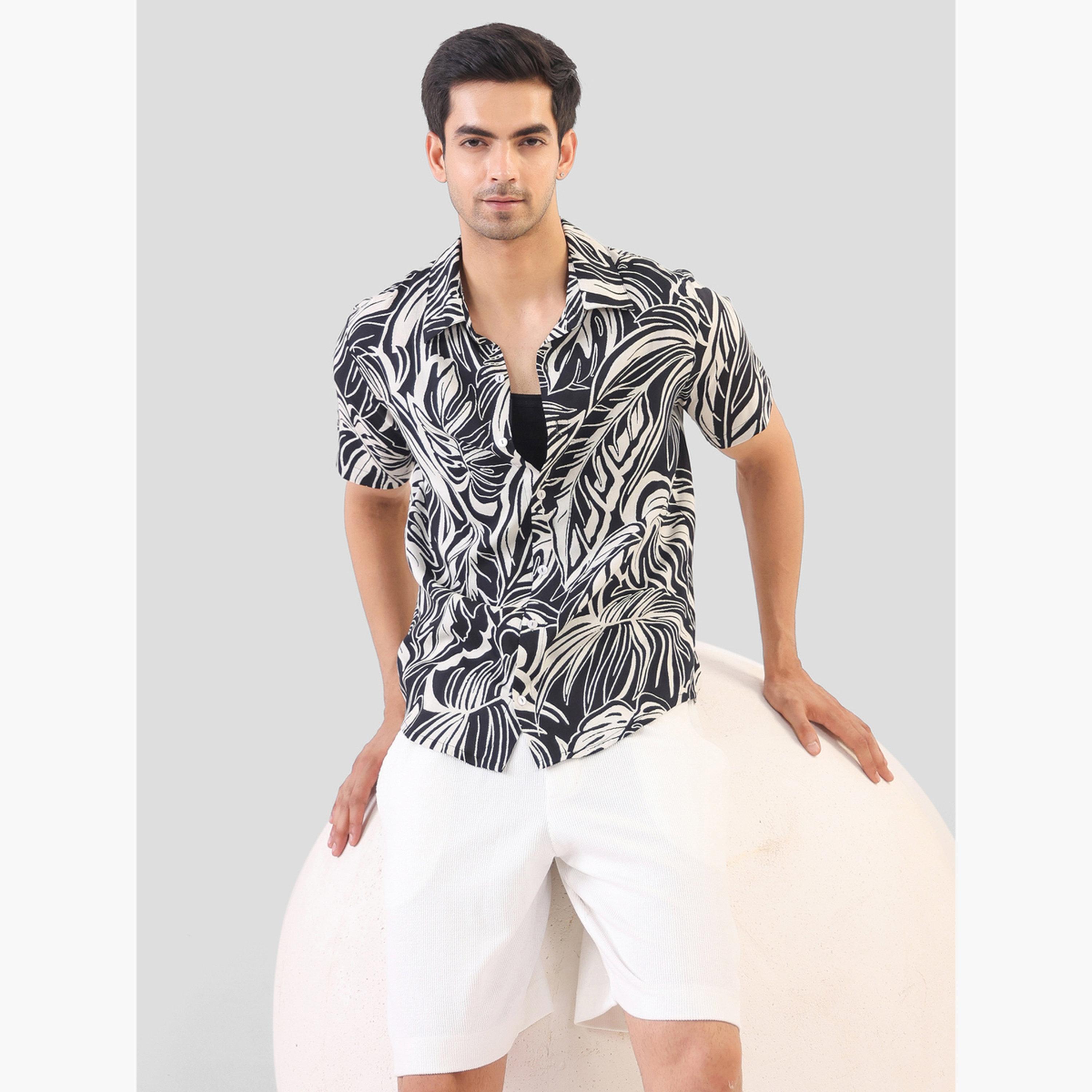 TRULOOM & X Styli Men Regular Fit Viscose Rayon Shirt-men-clothing-shirts-image-3