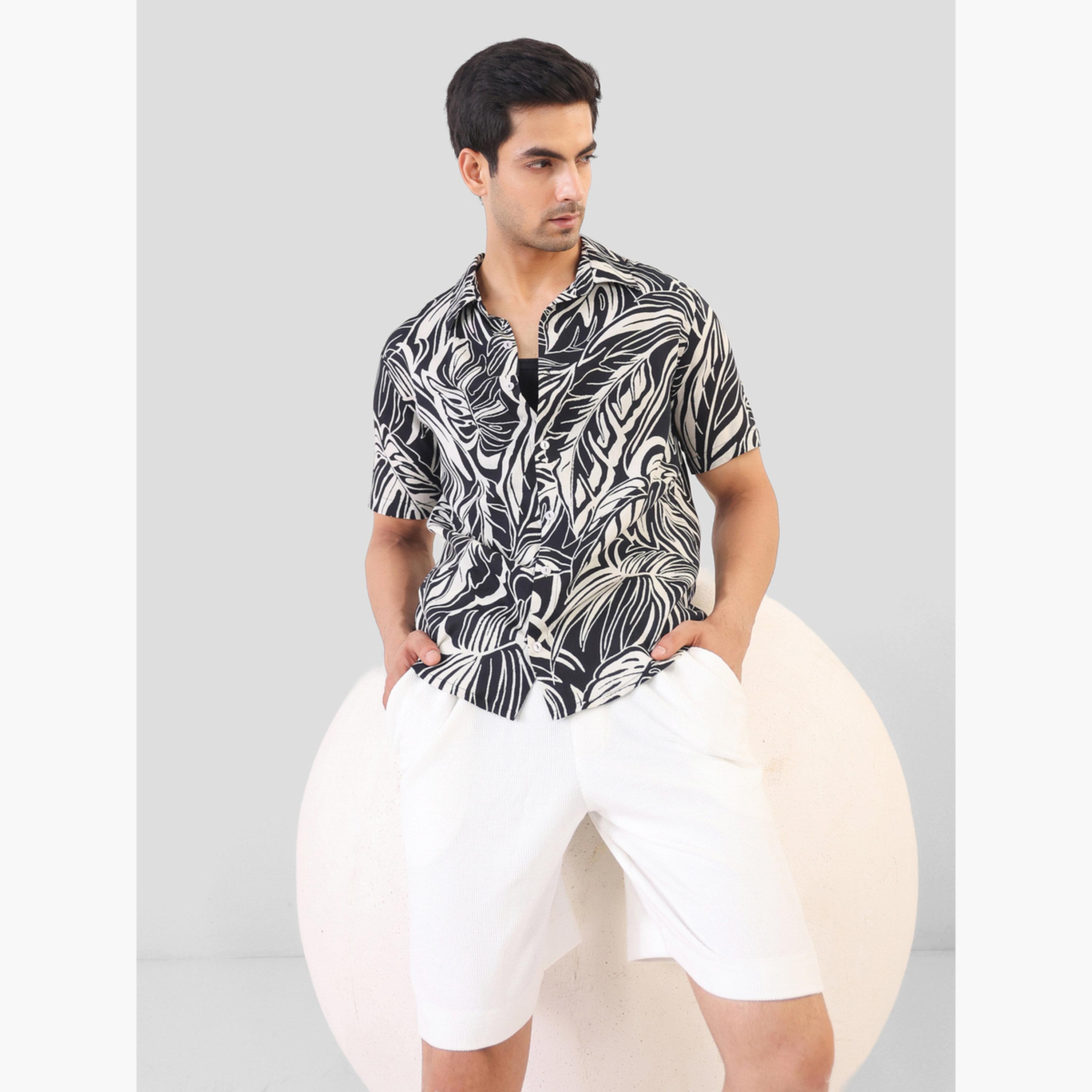TRULOOM & X Styli Men Regular Fit Viscose Rayon Shirt-men-clothing-shirts-image-4