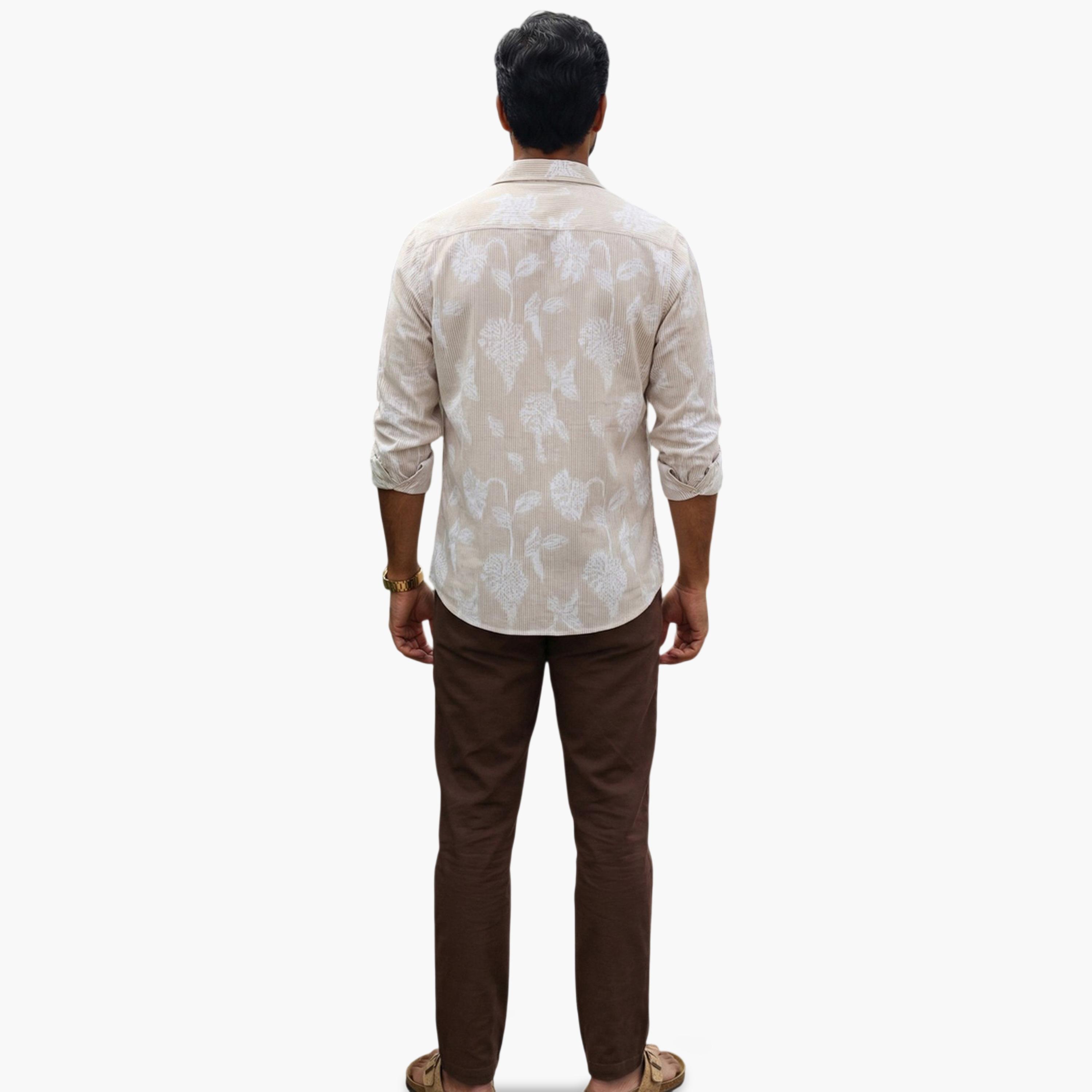 ترولوم & × ستايلي - قميص رجالي كاجوال مريح مطبوع عليه زهور-men-clothing-shirts-image-5