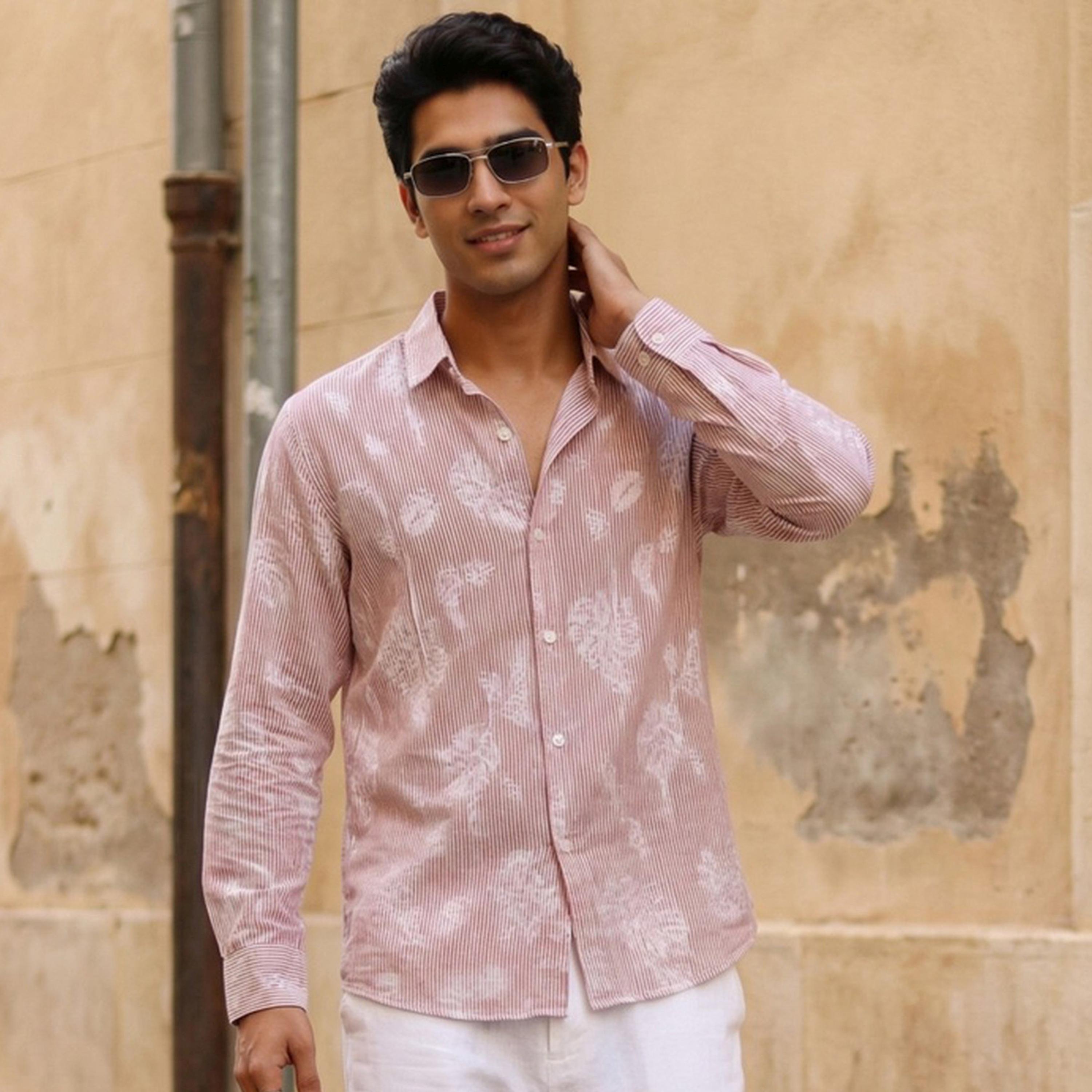 TRULOOM & X Styli Men Comfort Floral Printed Casual Shirt-men-clothing-shirts-image-1