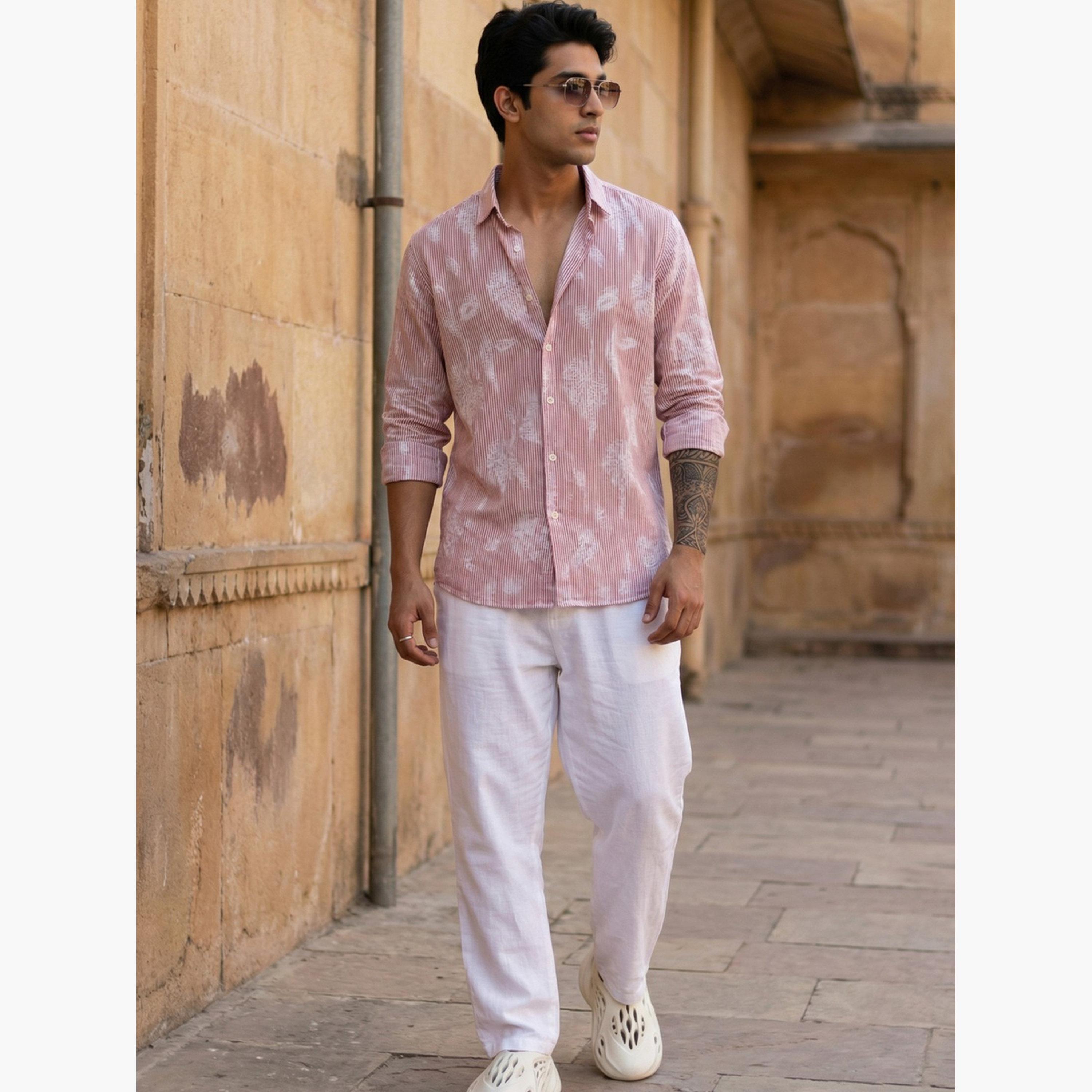 TRULOOM & X Styli Men Comfort Floral Printed Casual Shirt-men-clothing-shirts-image-2