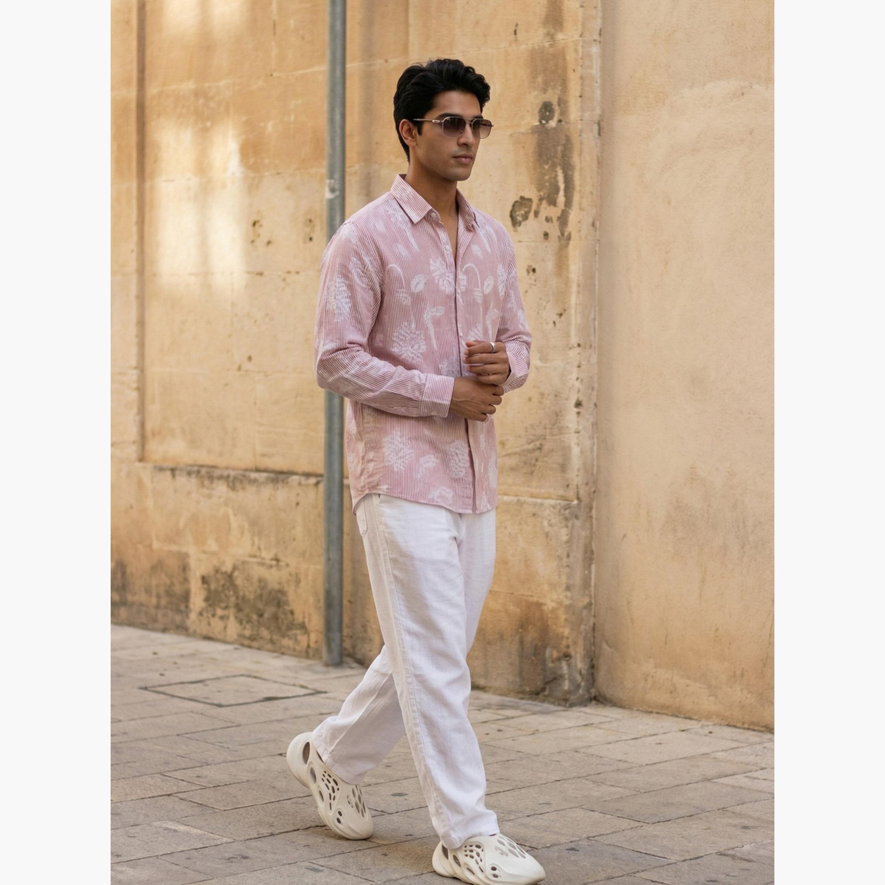 TRULOOM & X Styli Men Comfort Floral Printed Casual Shirt-men-clothing-shirts-image-3