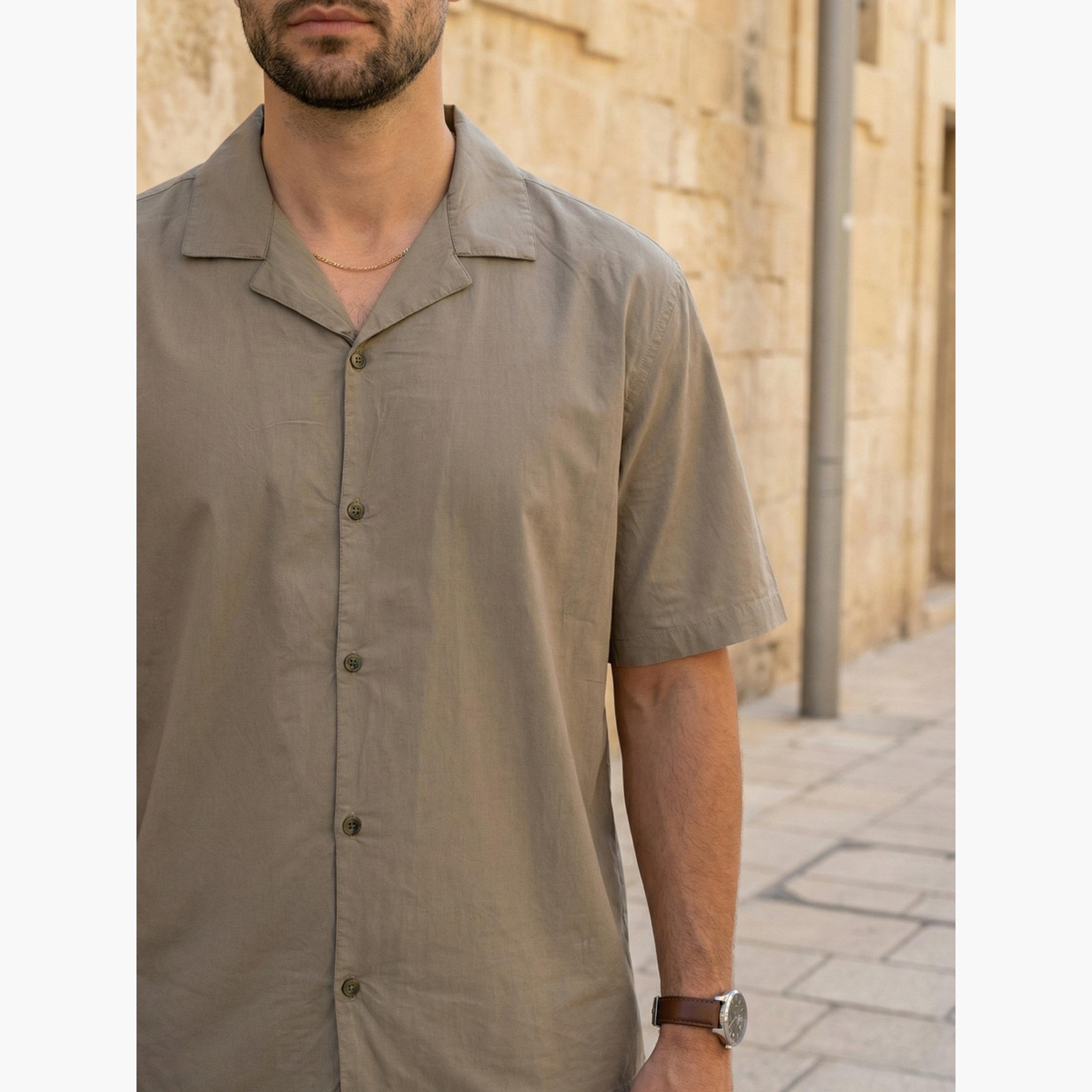 TRULOOM & X Styli Men Comfort Plain Casual Shirt-men-clothing-shirts-image-7