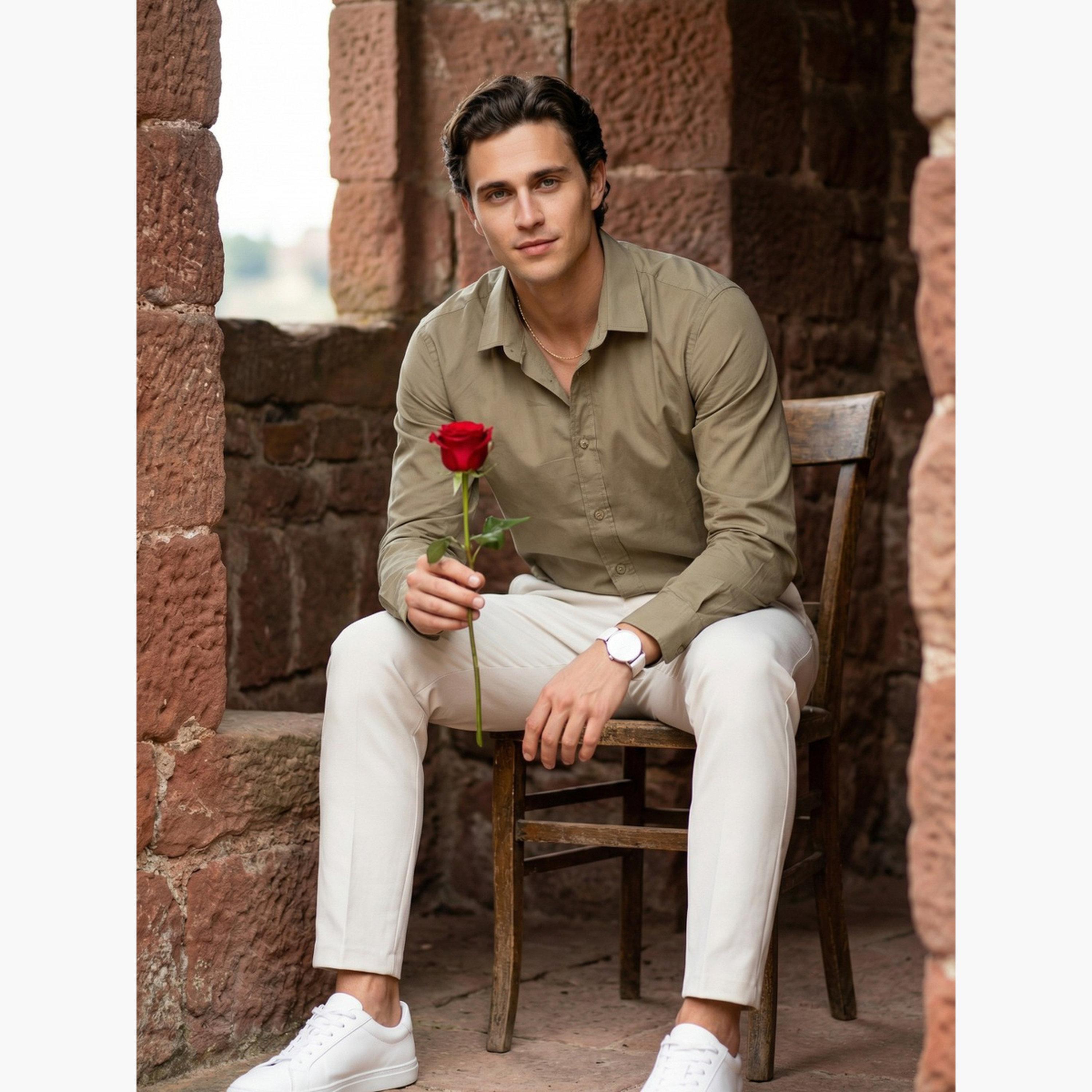 TRULOOM & X Styli Men Brown Comfort Casual Shirt-men-clothing-shirts-image-7