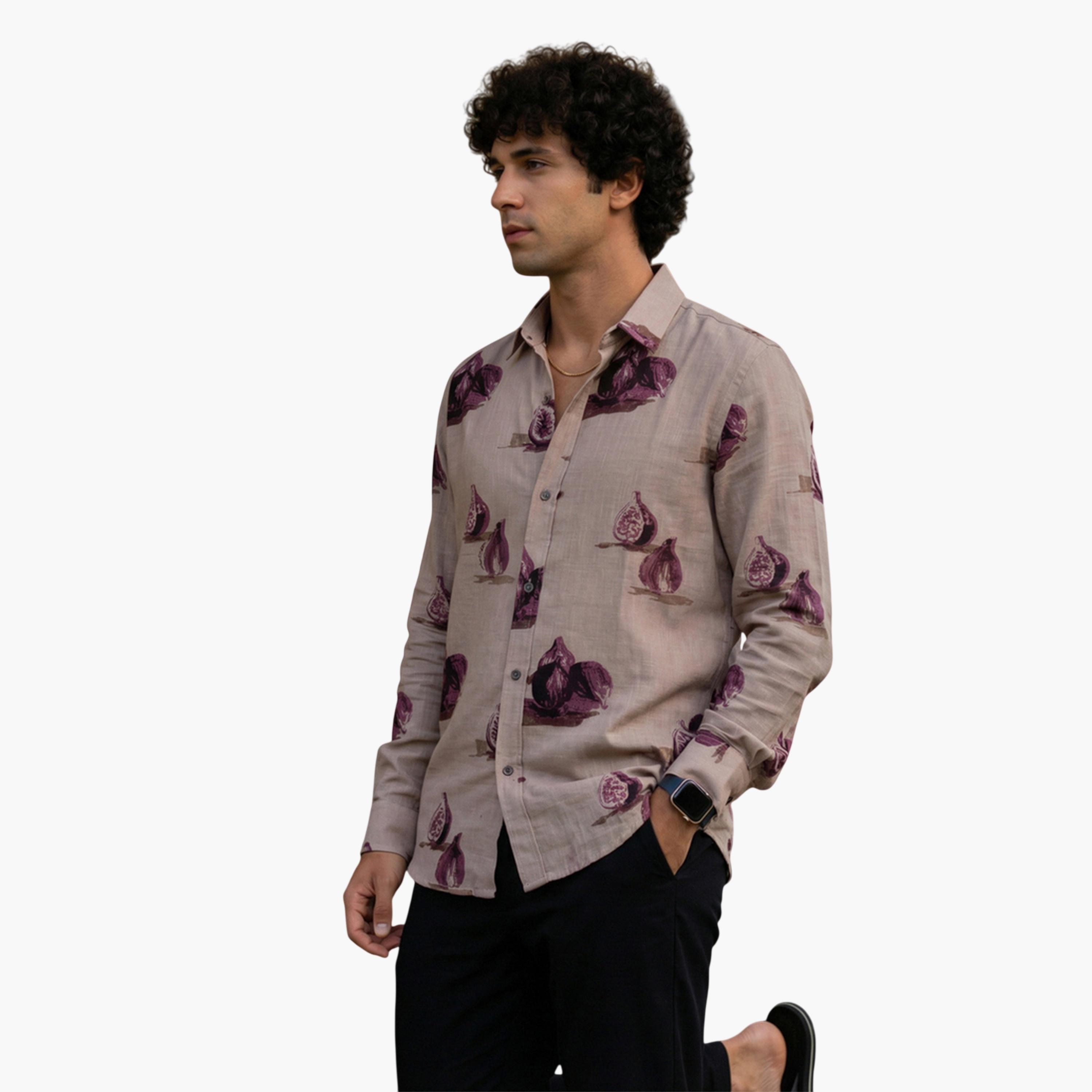 قميص كاجوال مطبوع بقصة مريحة للرجال-men-clothing-shirts-image-3