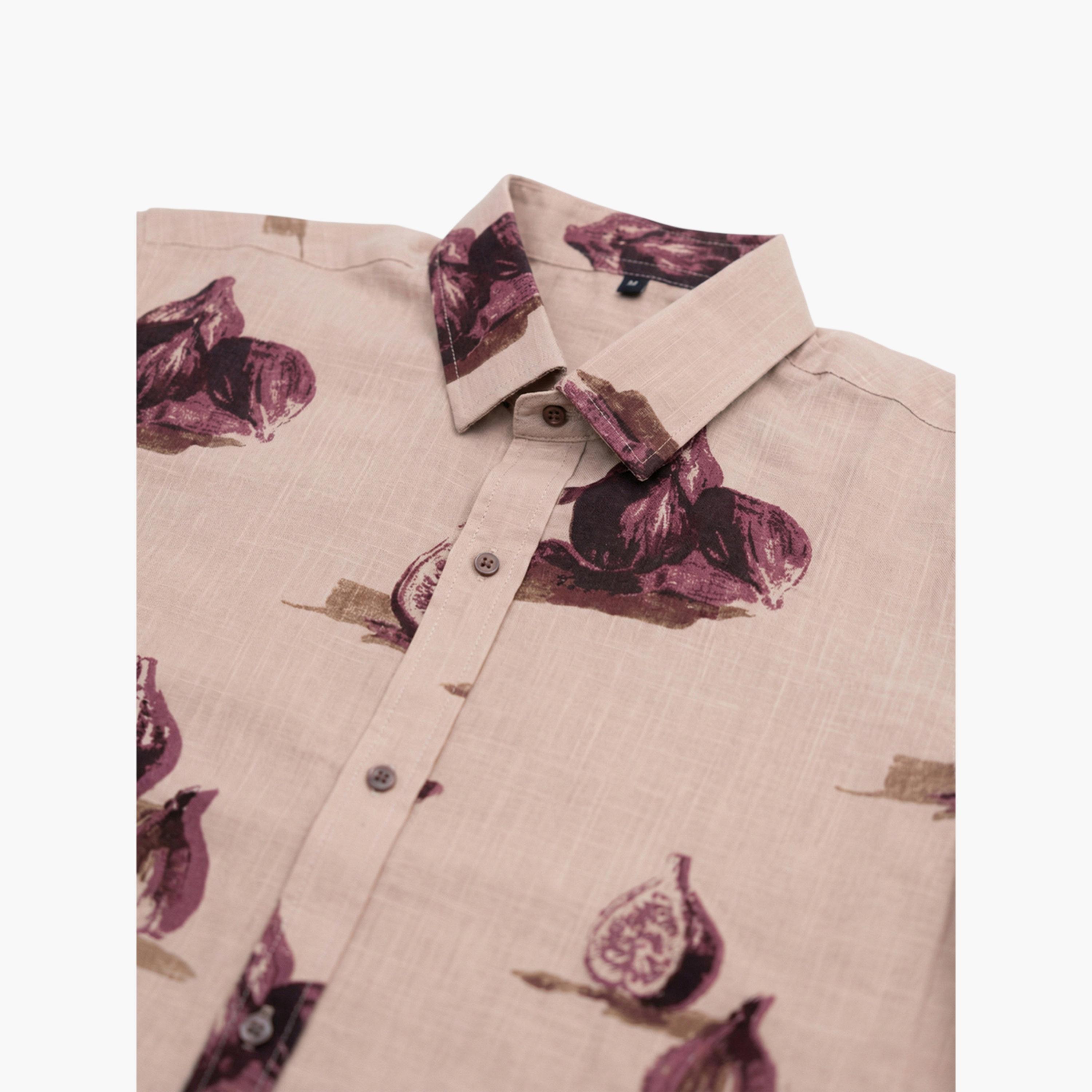 قميص كاجوال مطبوع بقصة مريحة للرجال-men-clothing-shirts-image-5