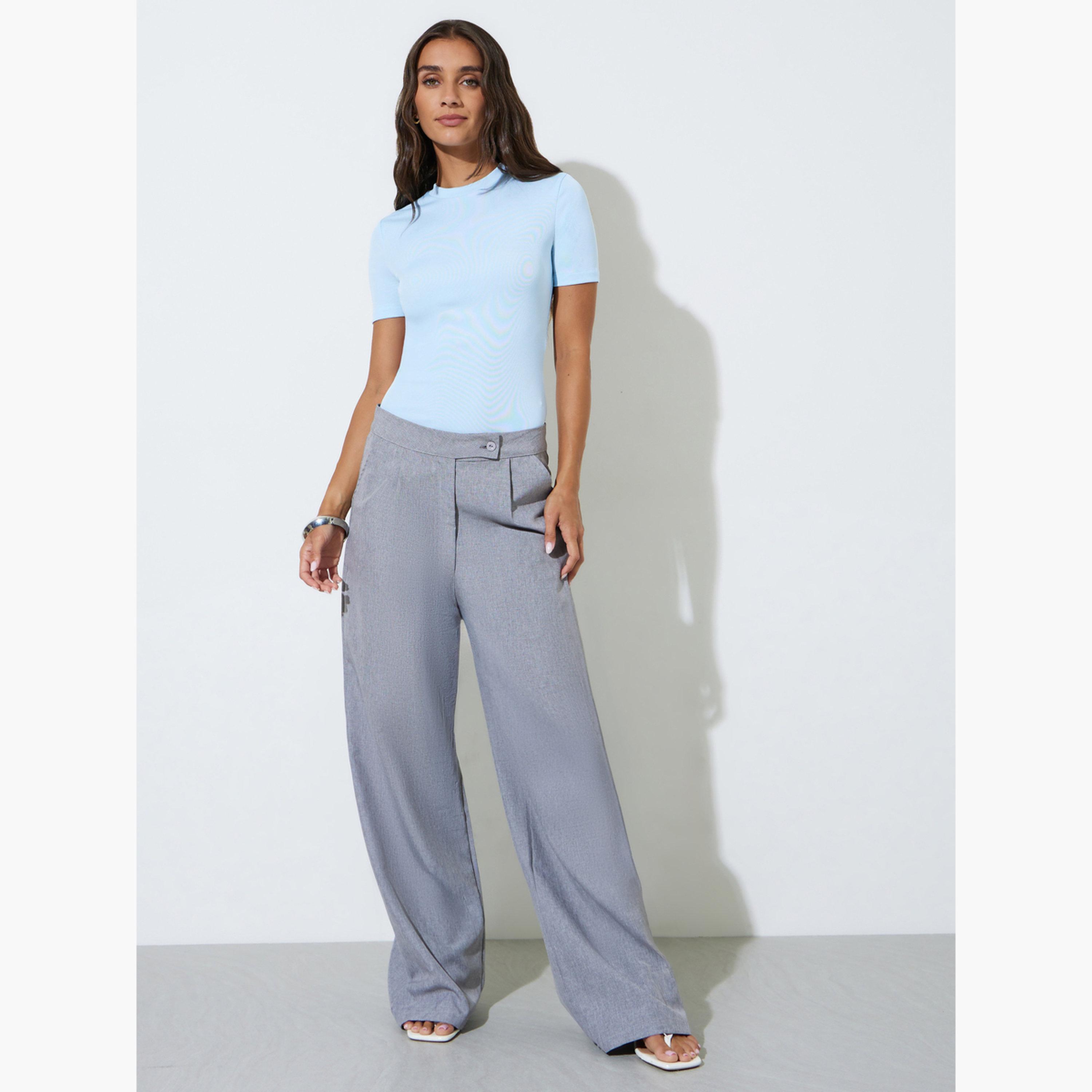 طقم من 2 بلوزة محبوكة بأكمام قصيرة-women-clothing-tshirts-image-6
