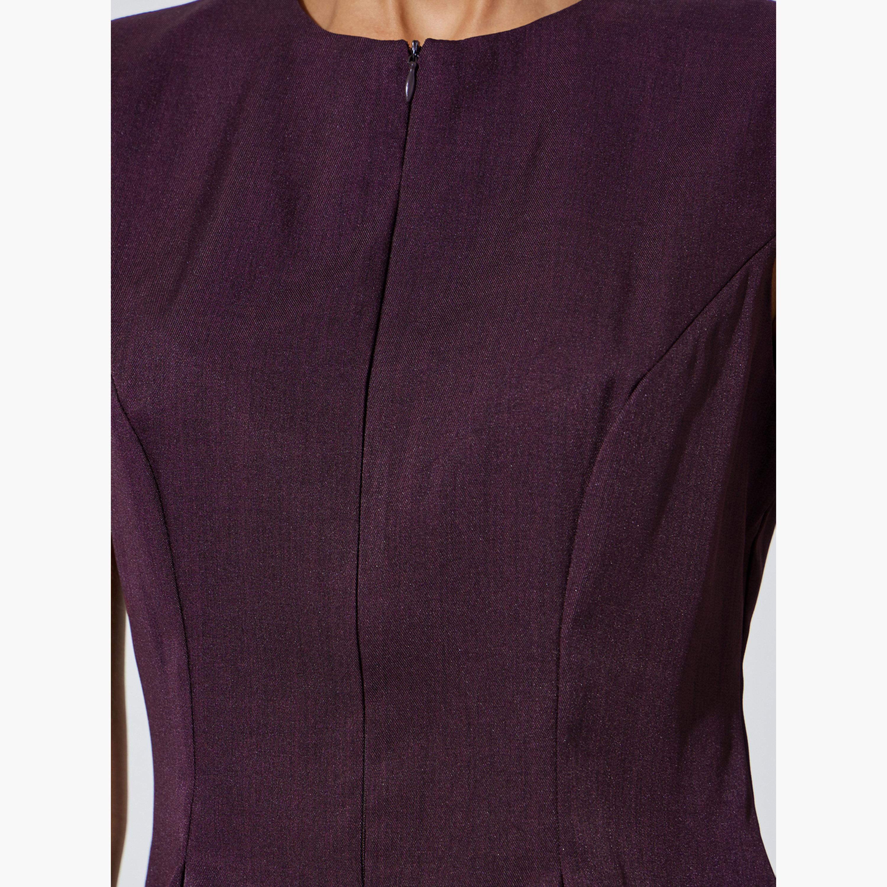 Styli Purple Front Zip Sleeveless Peplum Top-women-clothing-shirtsandblouses-blouses-image-5