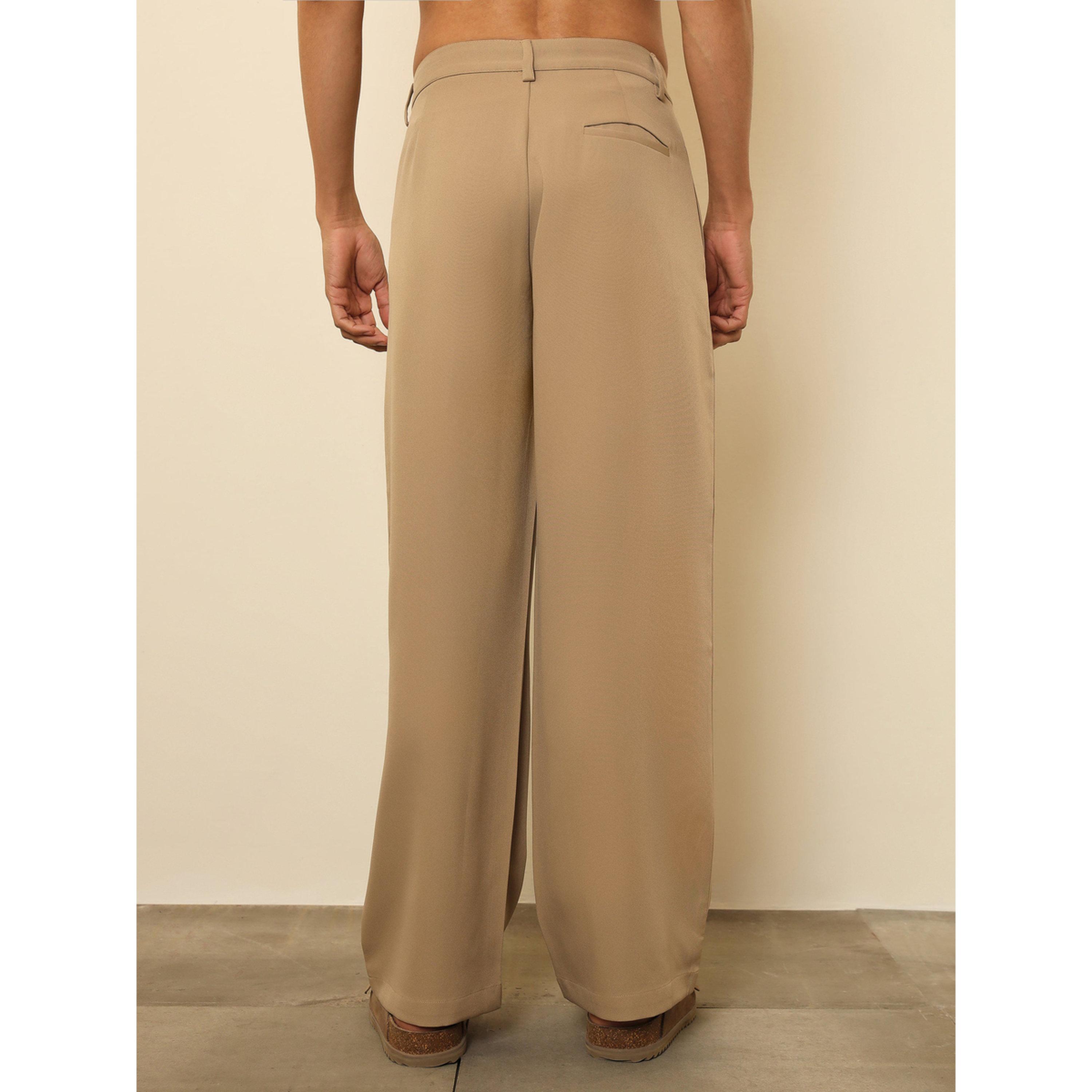 Sassafras X Styli Men Double-Pleated Basic Korean Pants-men-clothing-trousersandchinos-trousers-image-5