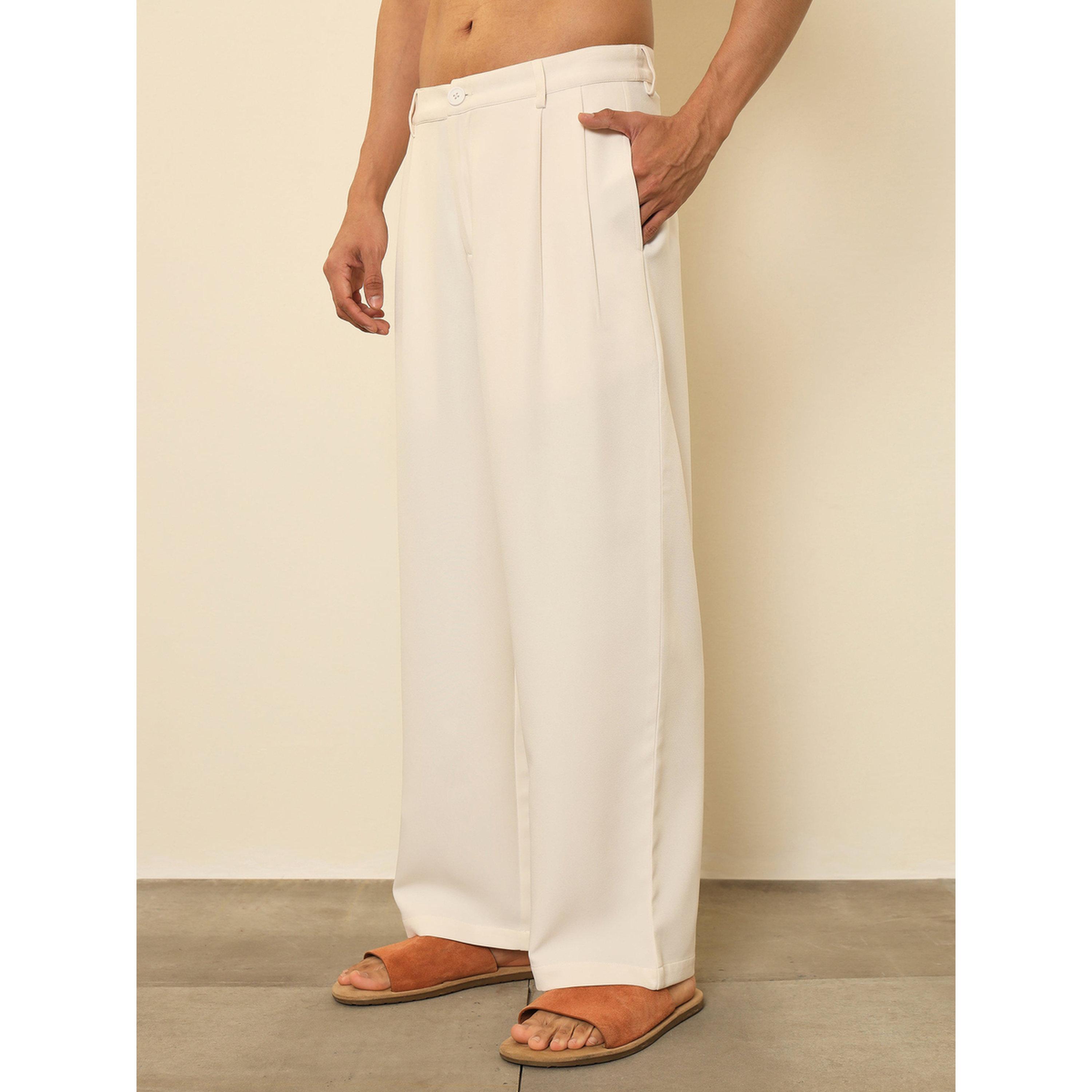 بنطال كوري أساسي بطيات مزدوجة للرجال-men-clothing-trousersandchinos-trousers-image-3