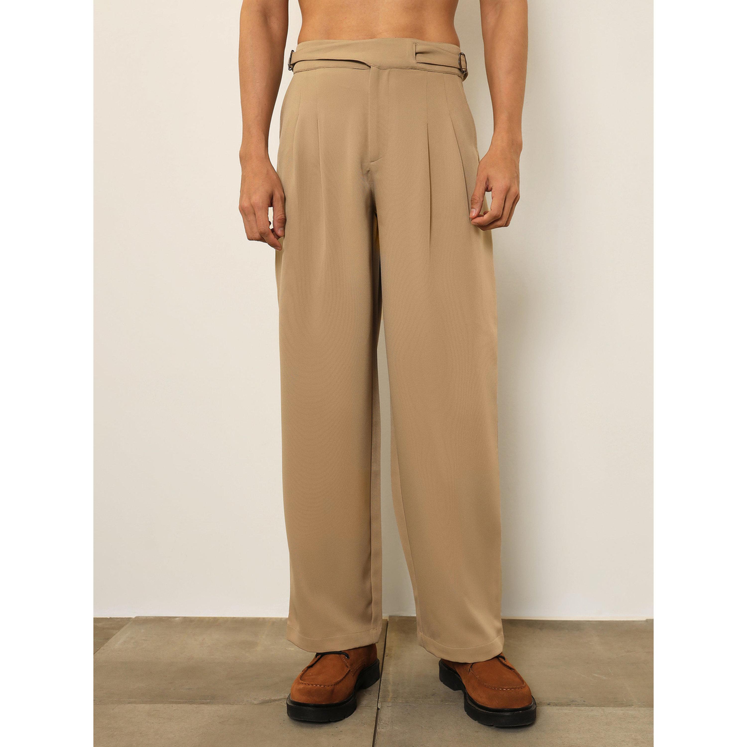 Sassafras X Styli Men Double Waist Adjuster Korean Pants-men-clothing-trousersandchinos-trousers-image-1