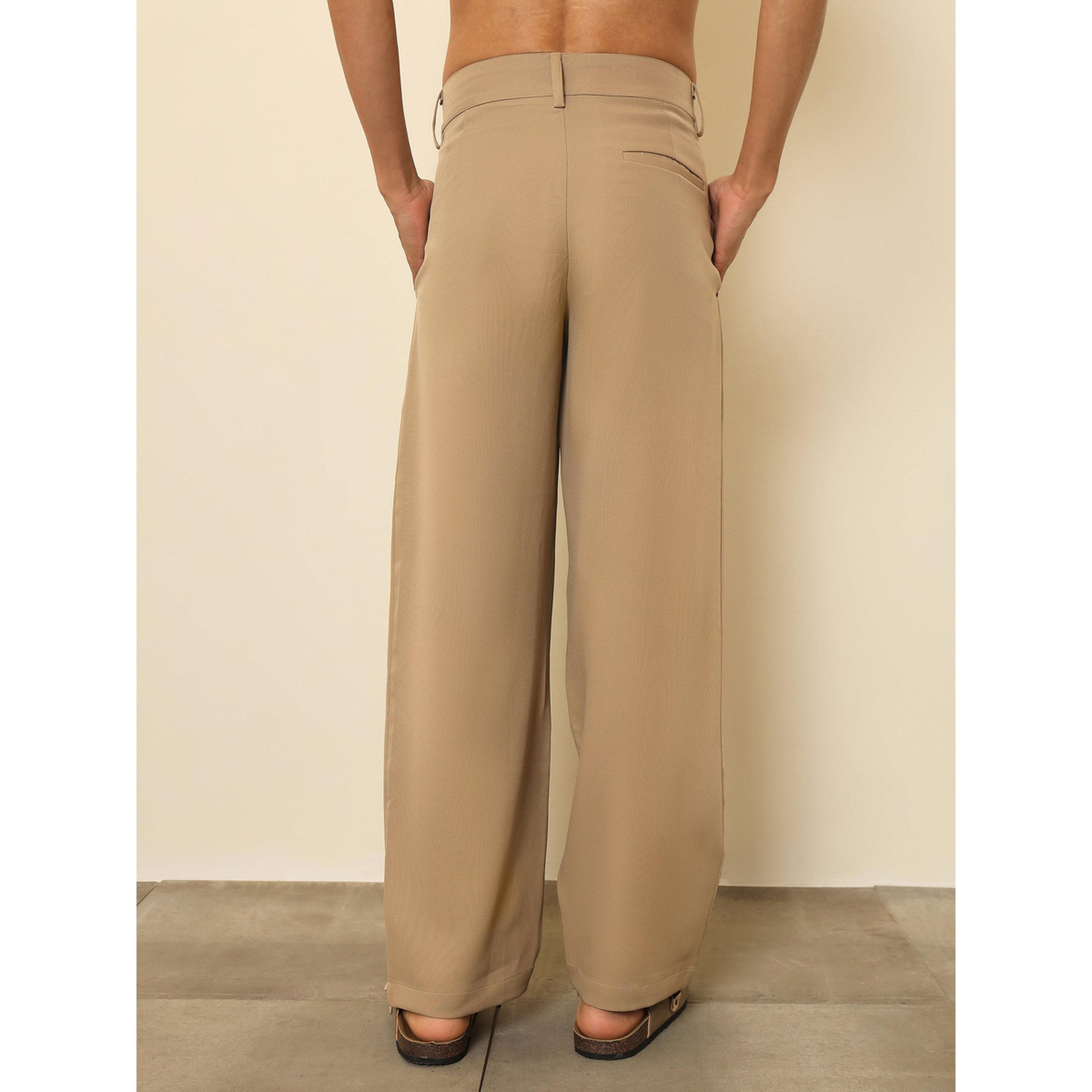 Sassafras X Styli Men Overlapping Pleated Korean Pants-men-clothing-trousersandchinos-trousers-image-5
