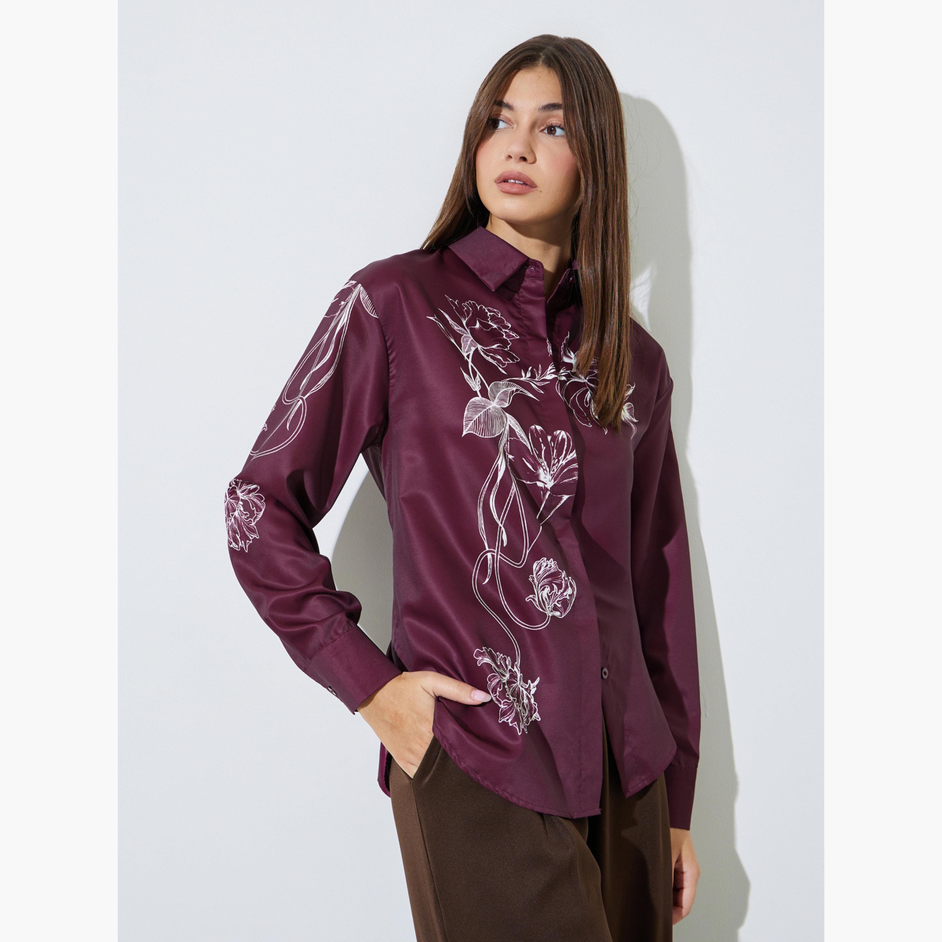 بلوزة بطبعة زهور وأكمام طويلة-women-clothing-shirtsandblouses-shirts-image-4