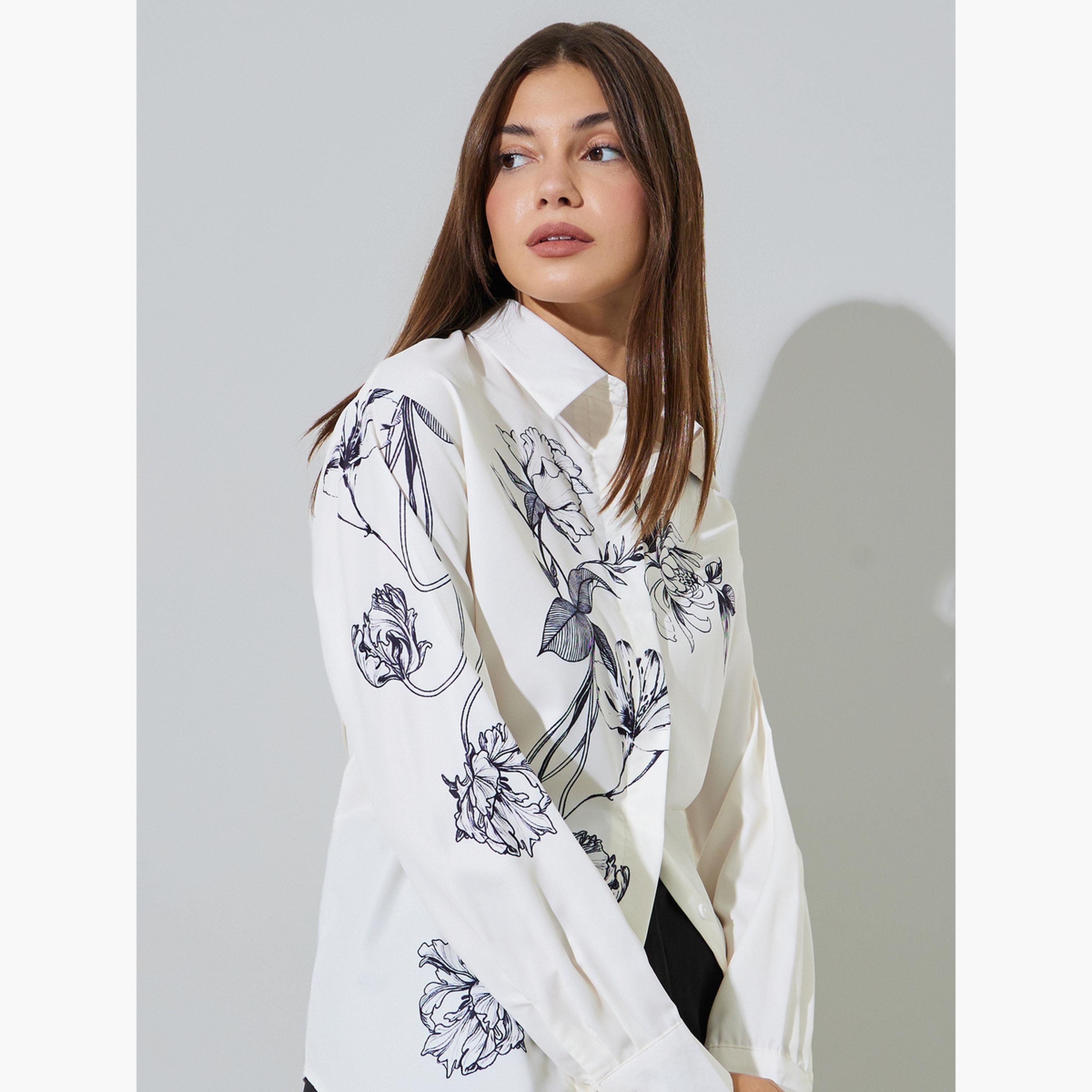 بلوزة بطبعة زهور وأكمام طويلة-women-clothing-shirtsandblouses-shirts-image-3