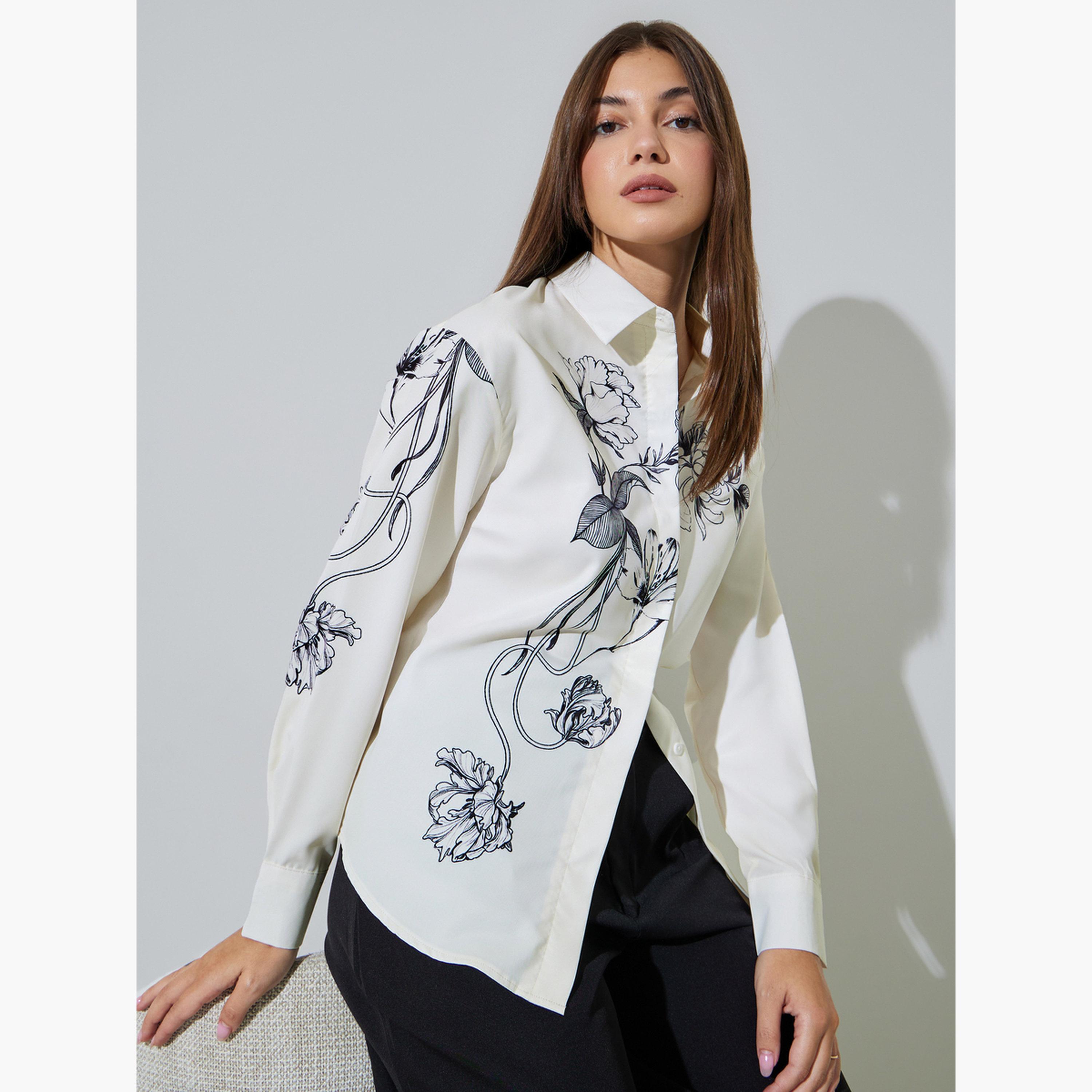 بلوزة بطبعة زهور وأكمام طويلة-women-clothing-shirtsandblouses-shirts-image-4