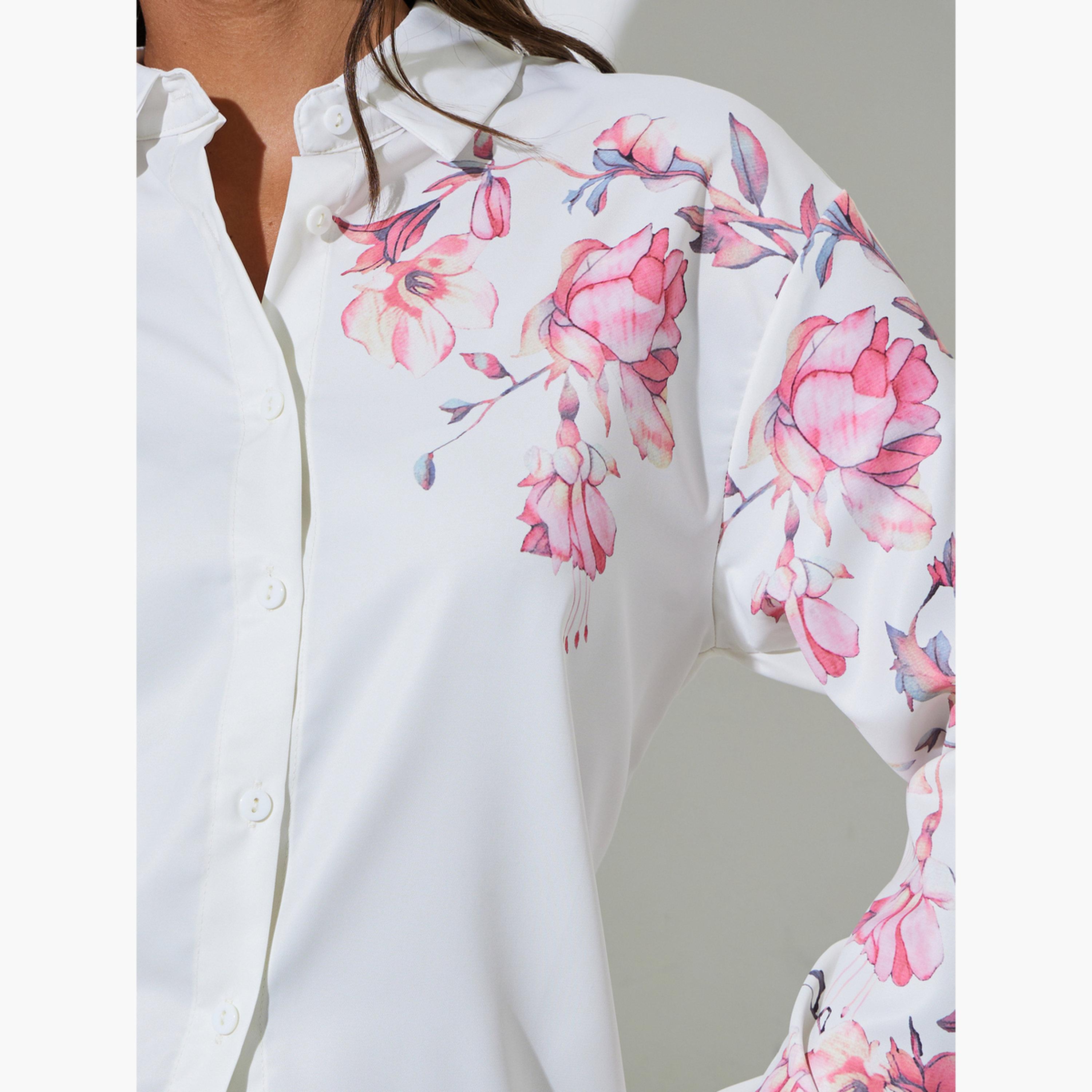 بلوزة بأكمام طويلة وطبعة زهور-women-clothing-shirtsandblouses-shirts-image-5