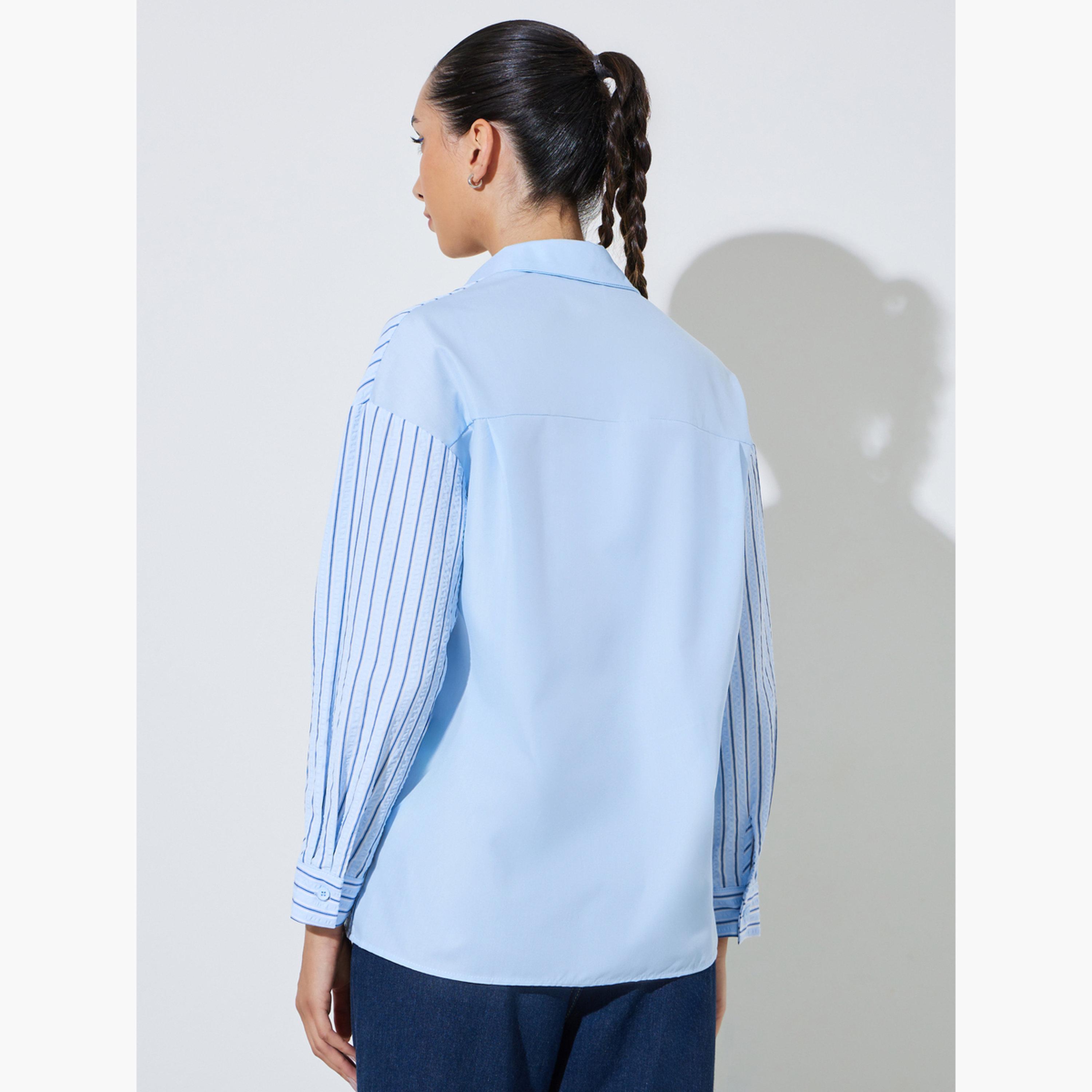 بلوزة طويلة ومخططة-women-clothing-shirtsandblouses-shirts-image-4
