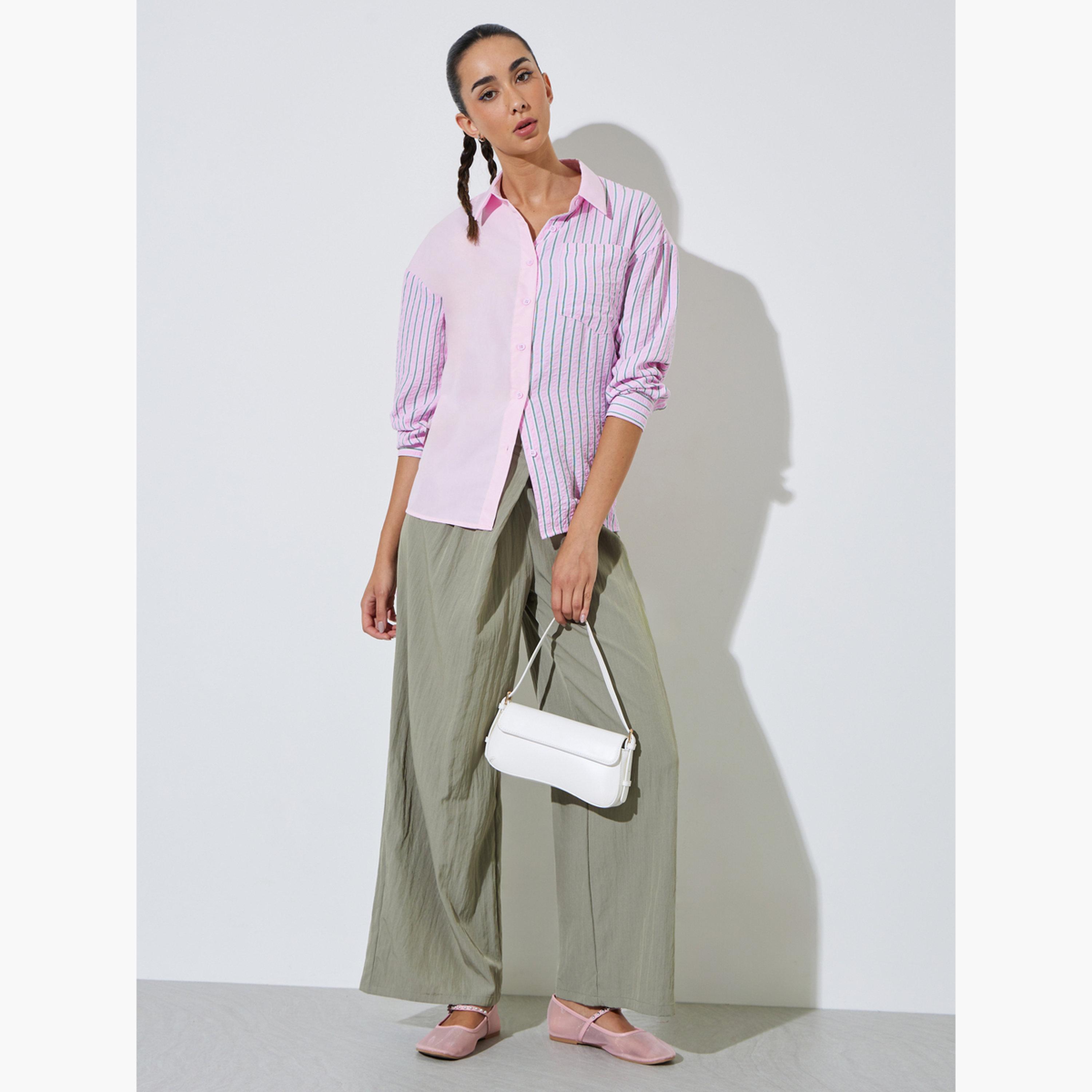 بلوزة طويلة ومخططة-women-clothing-shirtsandblouses-shirts-image-2