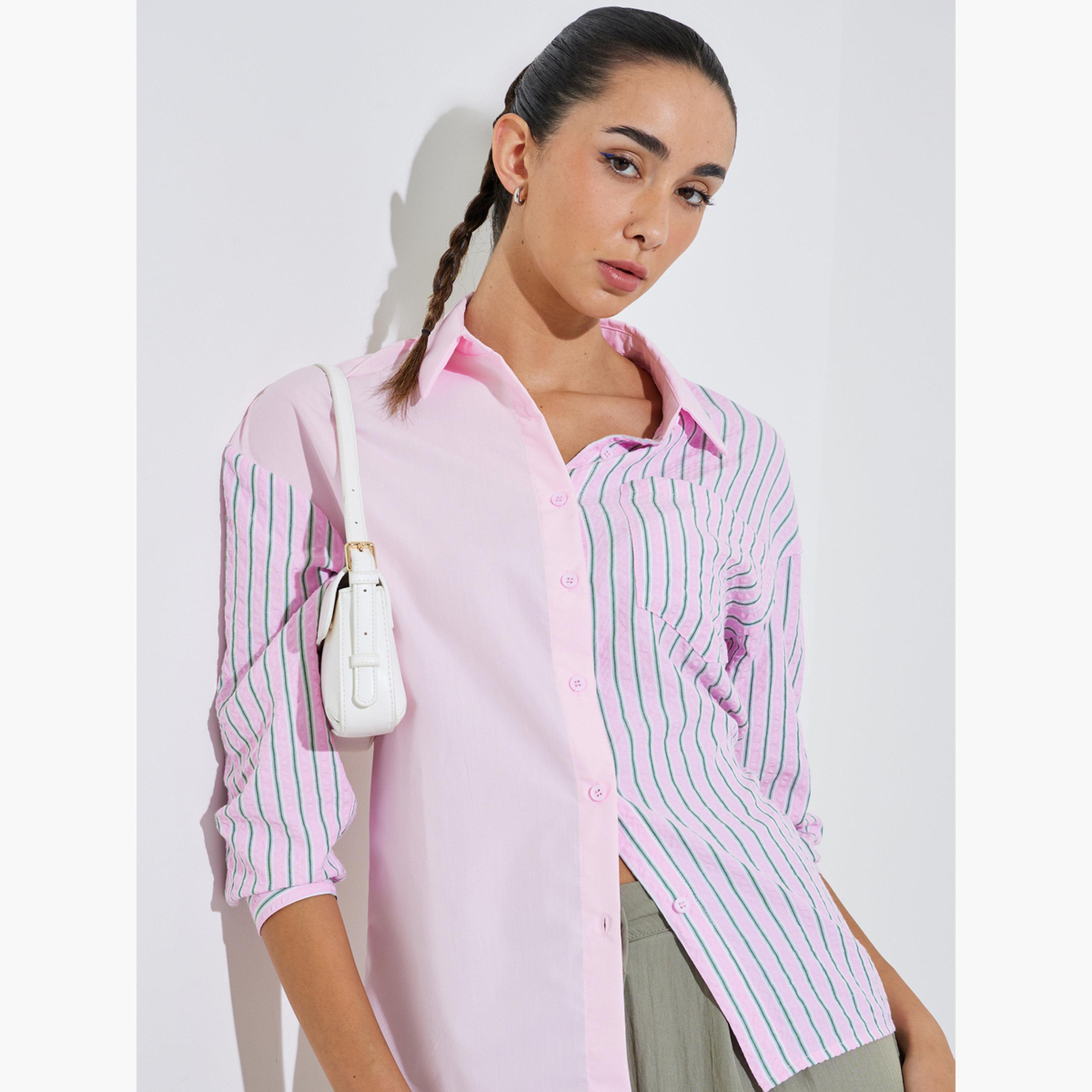 بلوزة طويلة ومخططة-women-clothing-shirtsandblouses-shirts-image-3